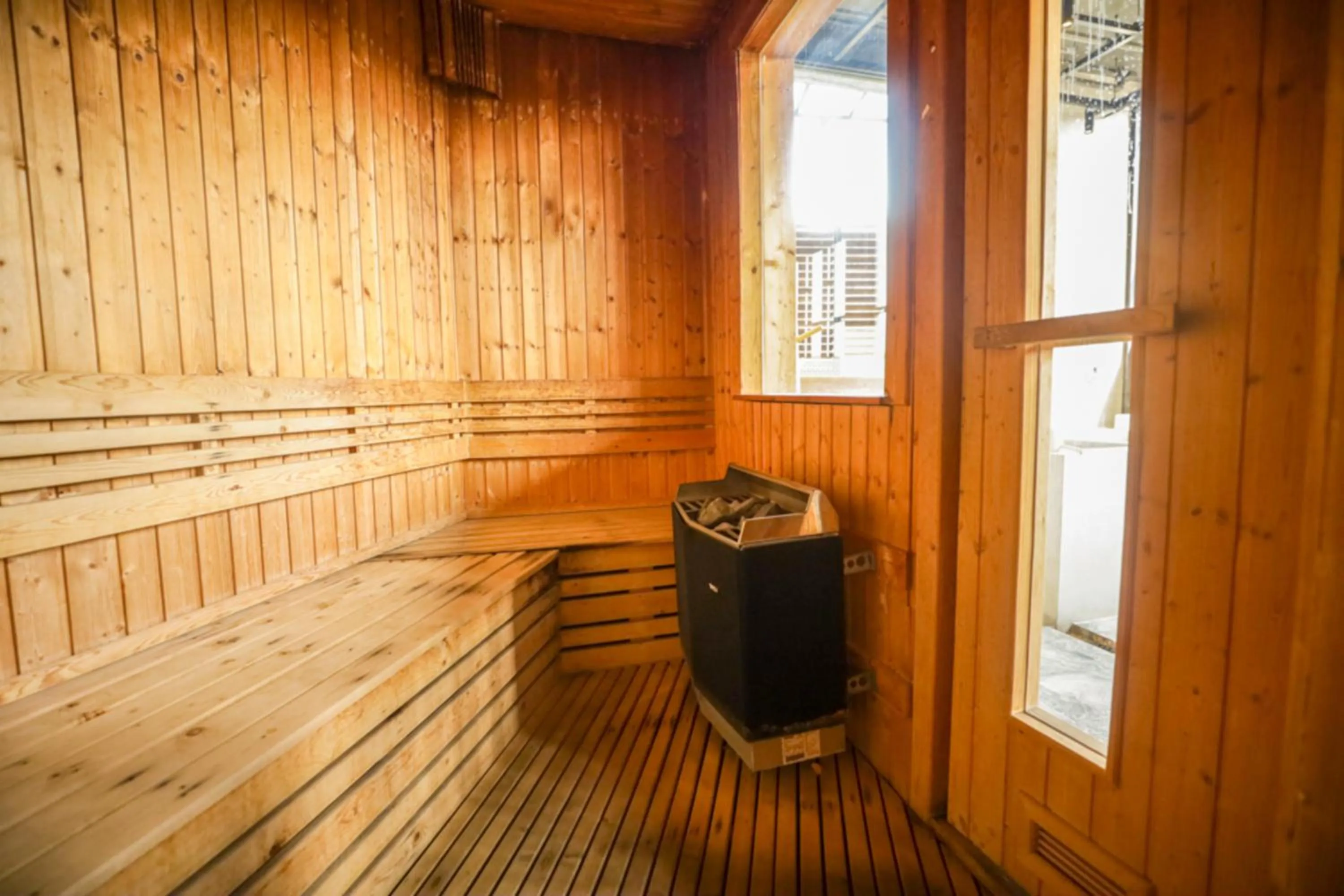 Steam room in Balcony Seaside Sriracha Hotel & Serviced Apartments