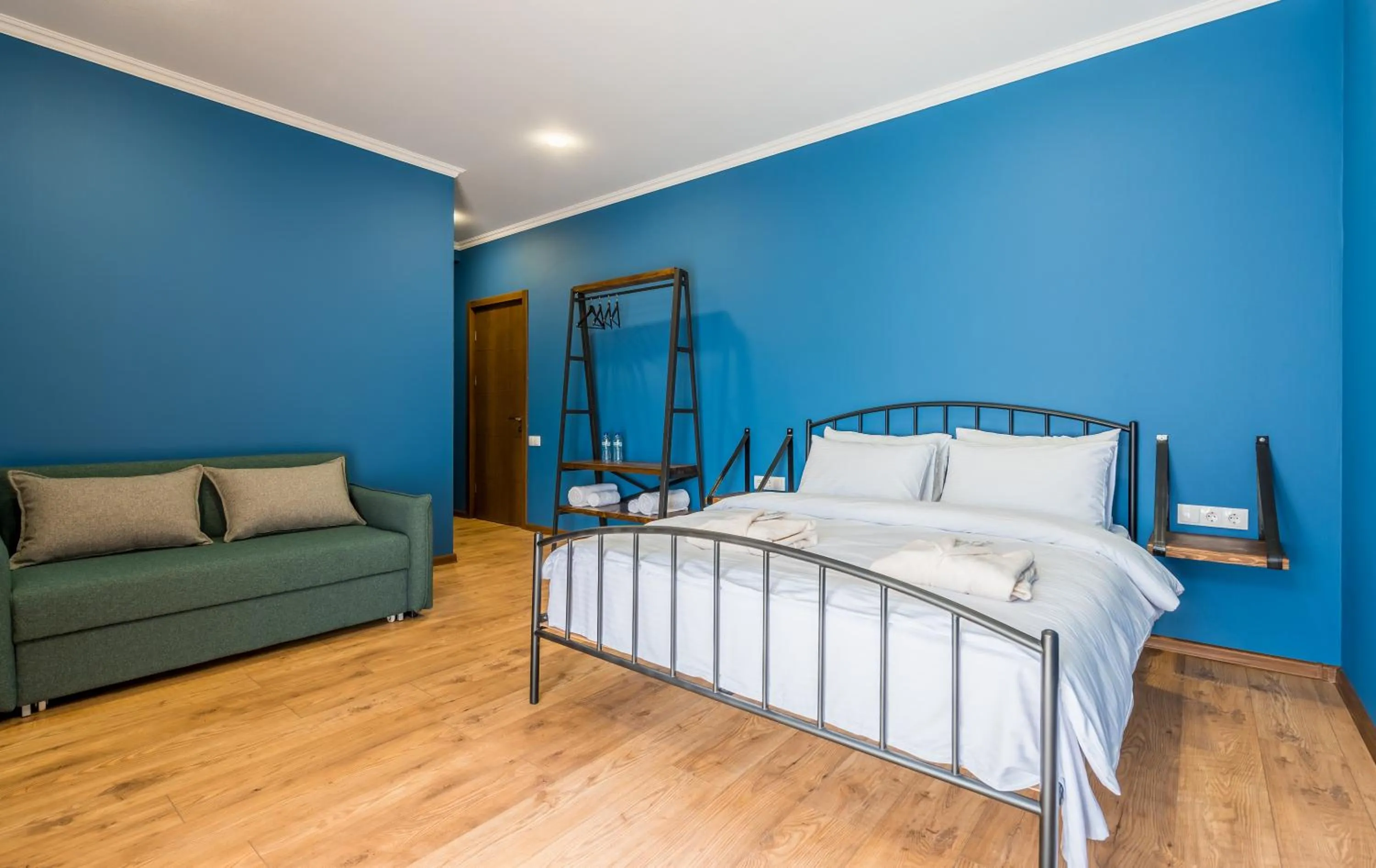 Bed in Hotel Darchi Kazbegi