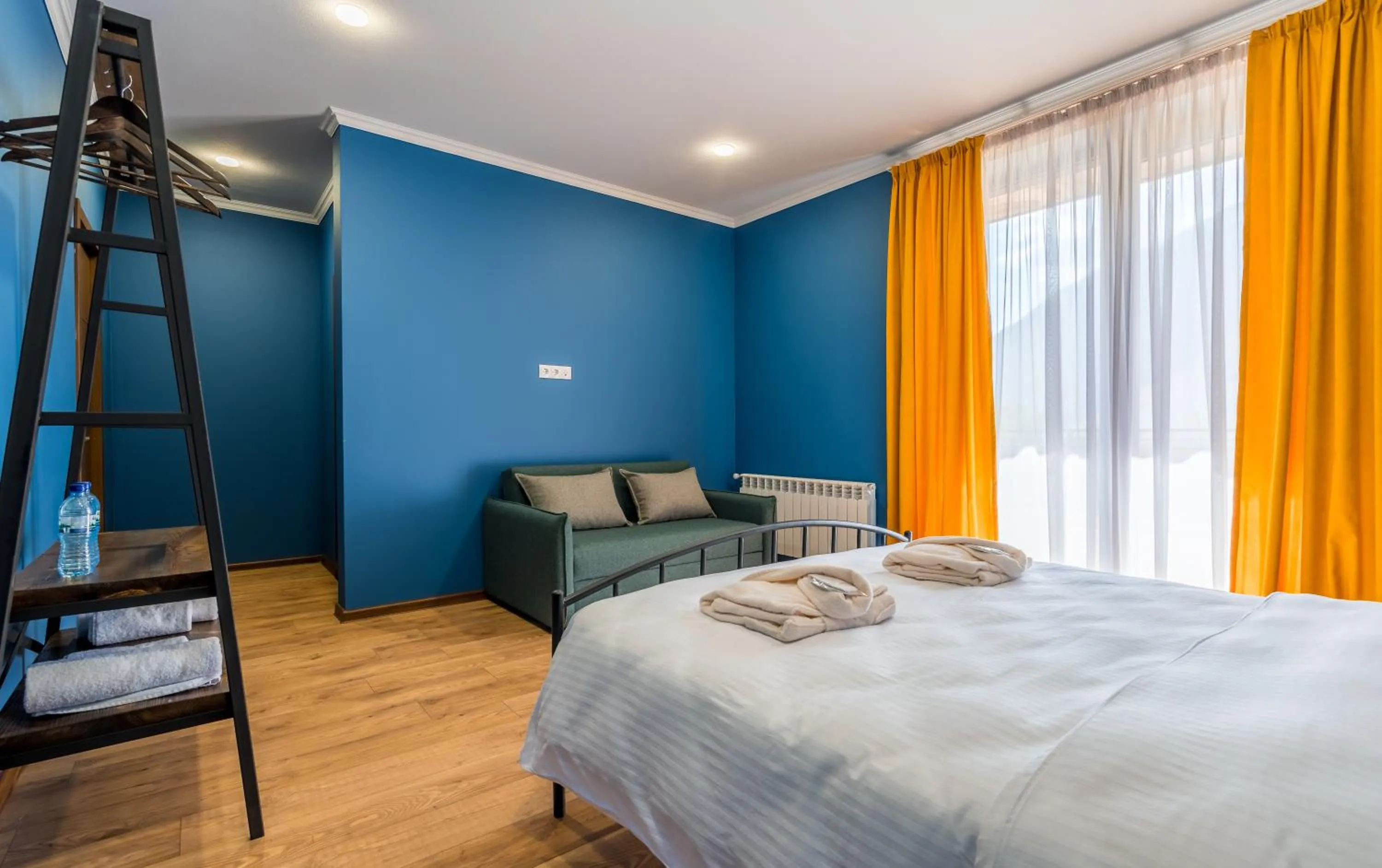 Bed in Hotel Darchi Kazbegi