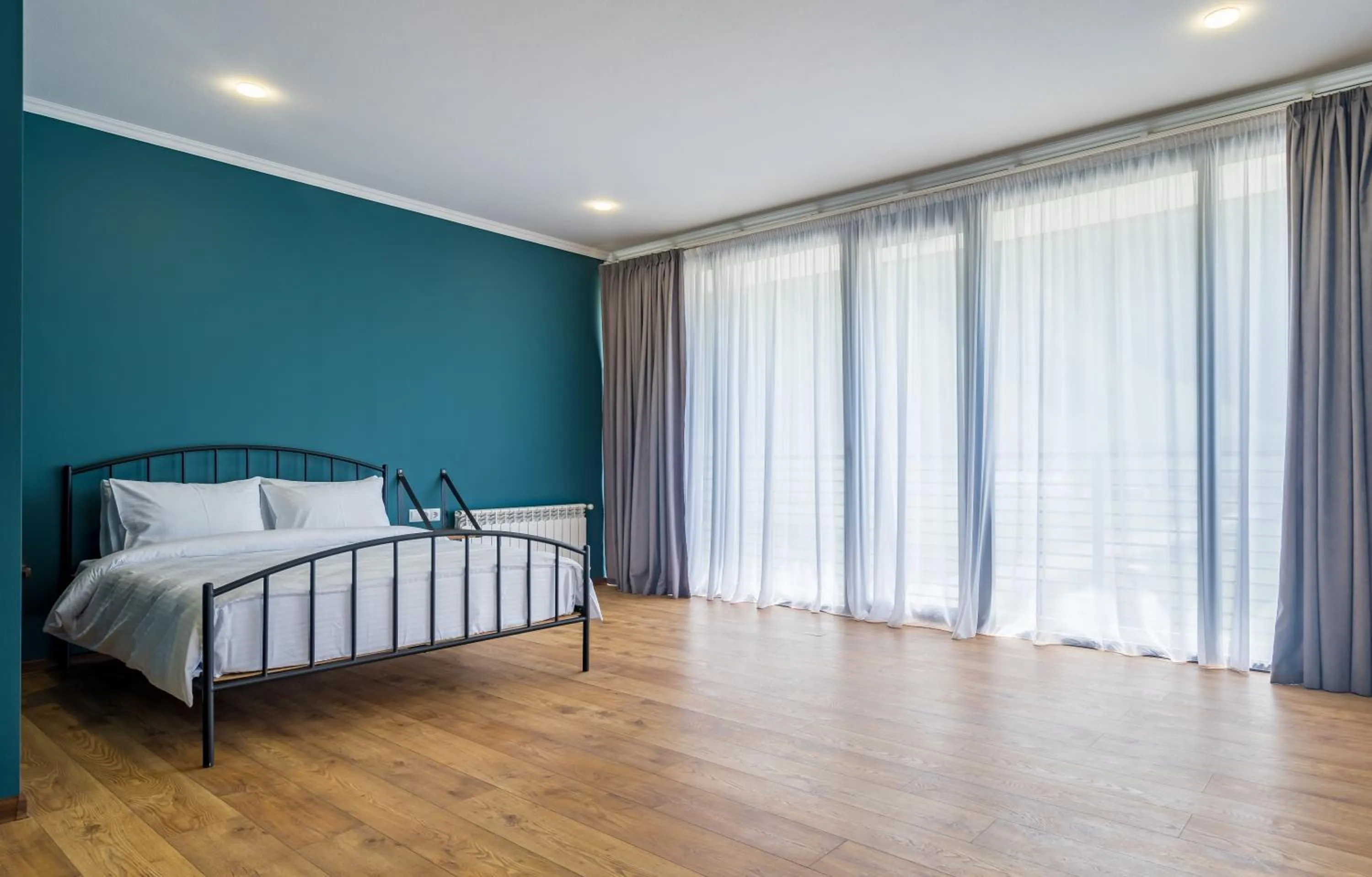 Bed in Hotel Darchi Kazbegi