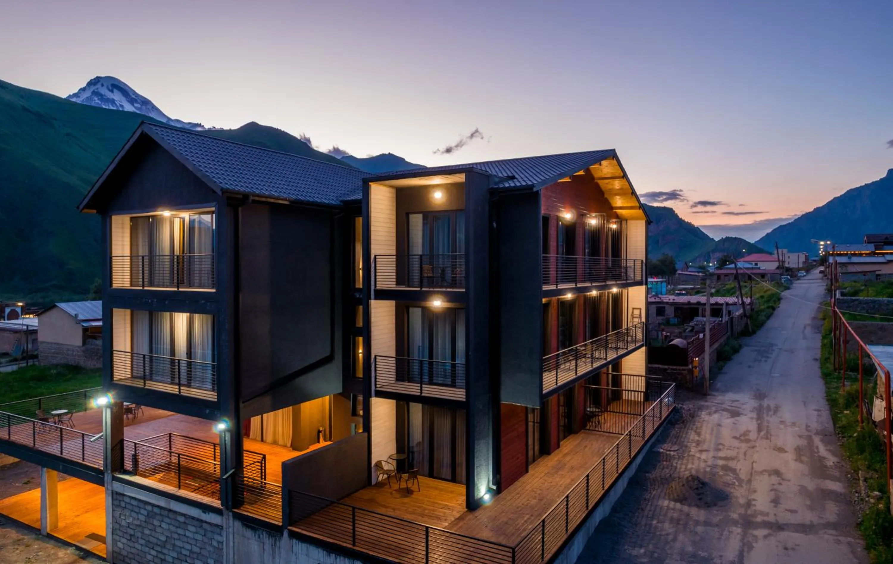 Property building in Hotel Darchi Kazbegi