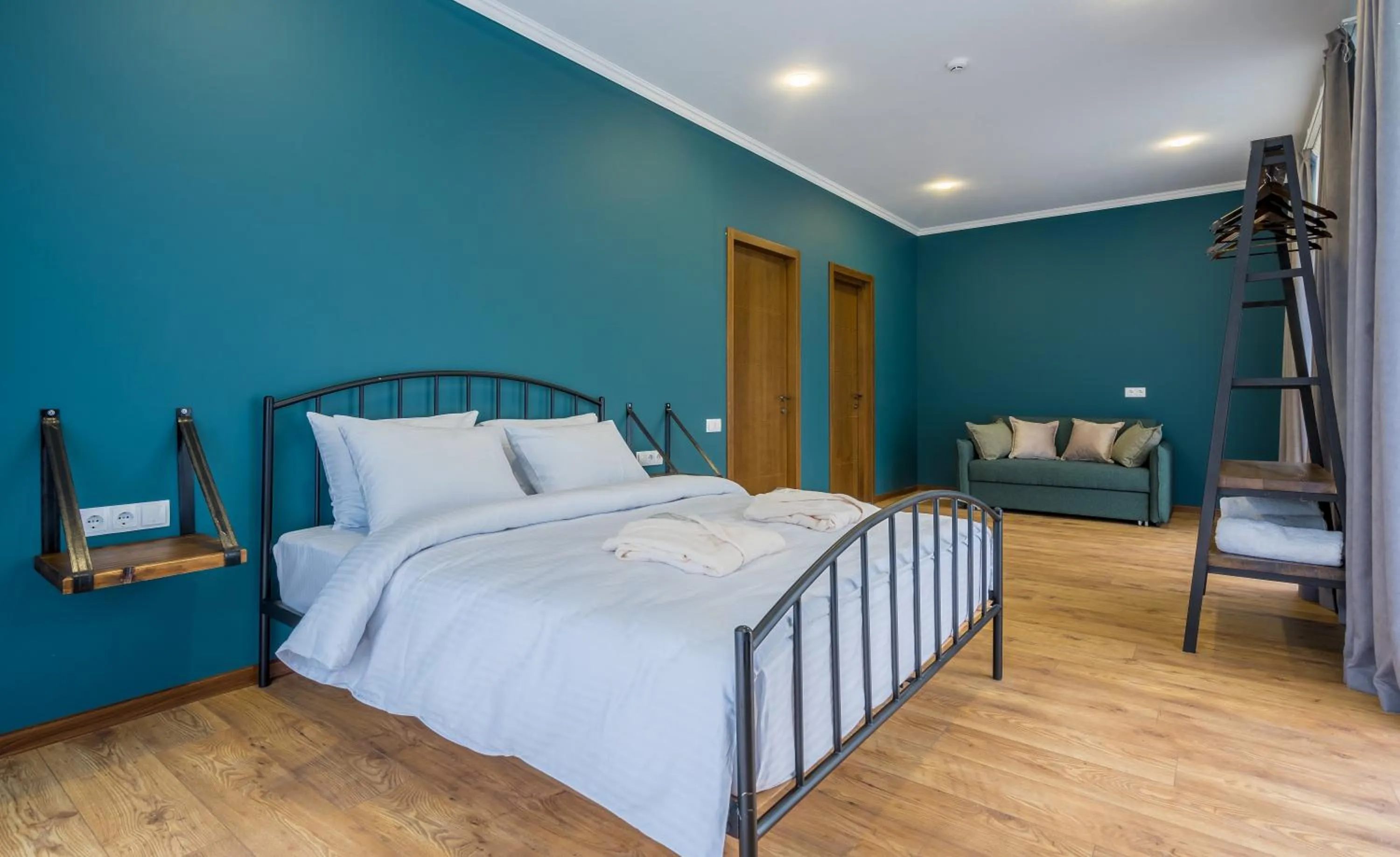 Bed in Hotel Darchi Kazbegi