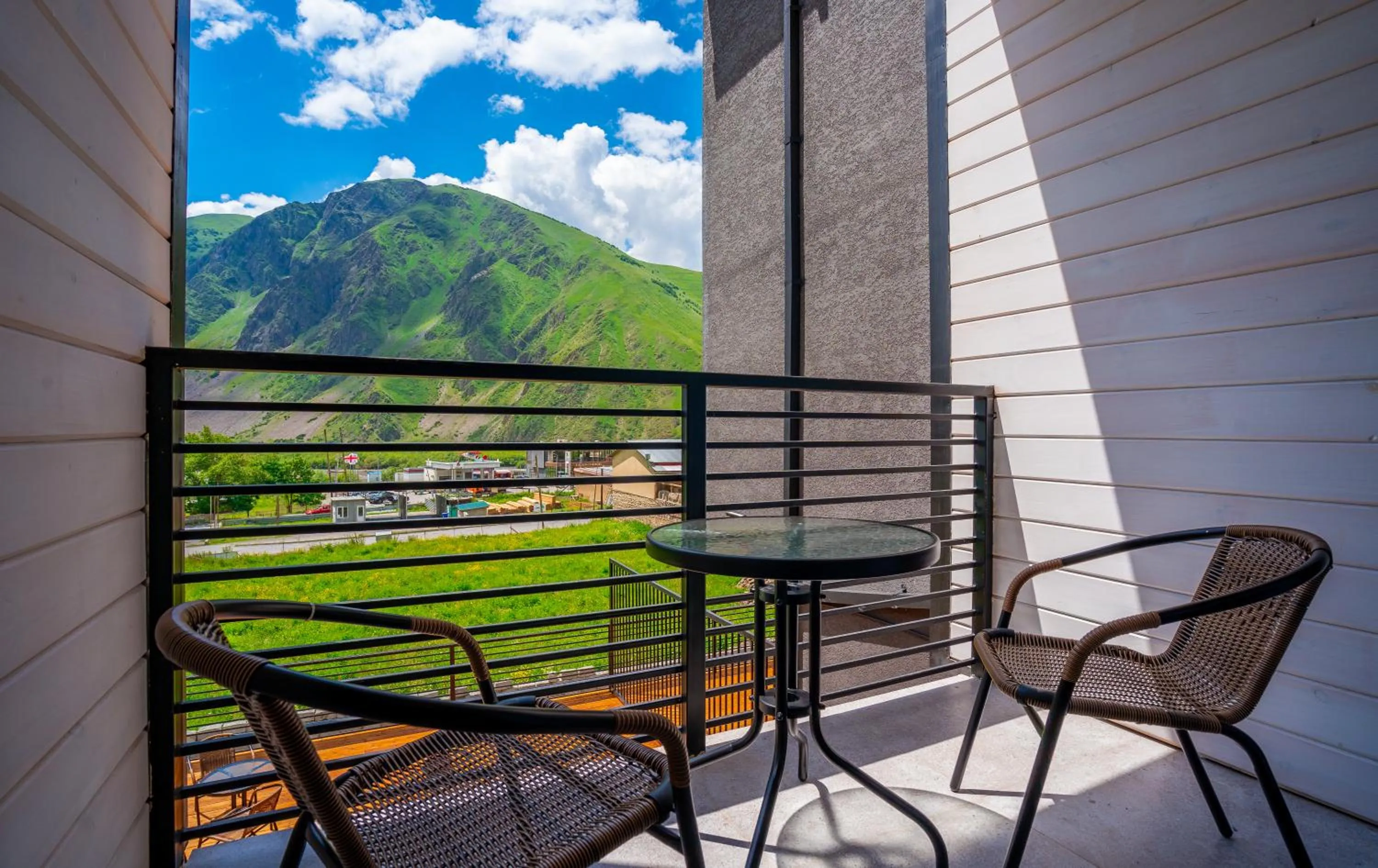 Balcony/Terrace in Hotel Darchi Kazbegi
