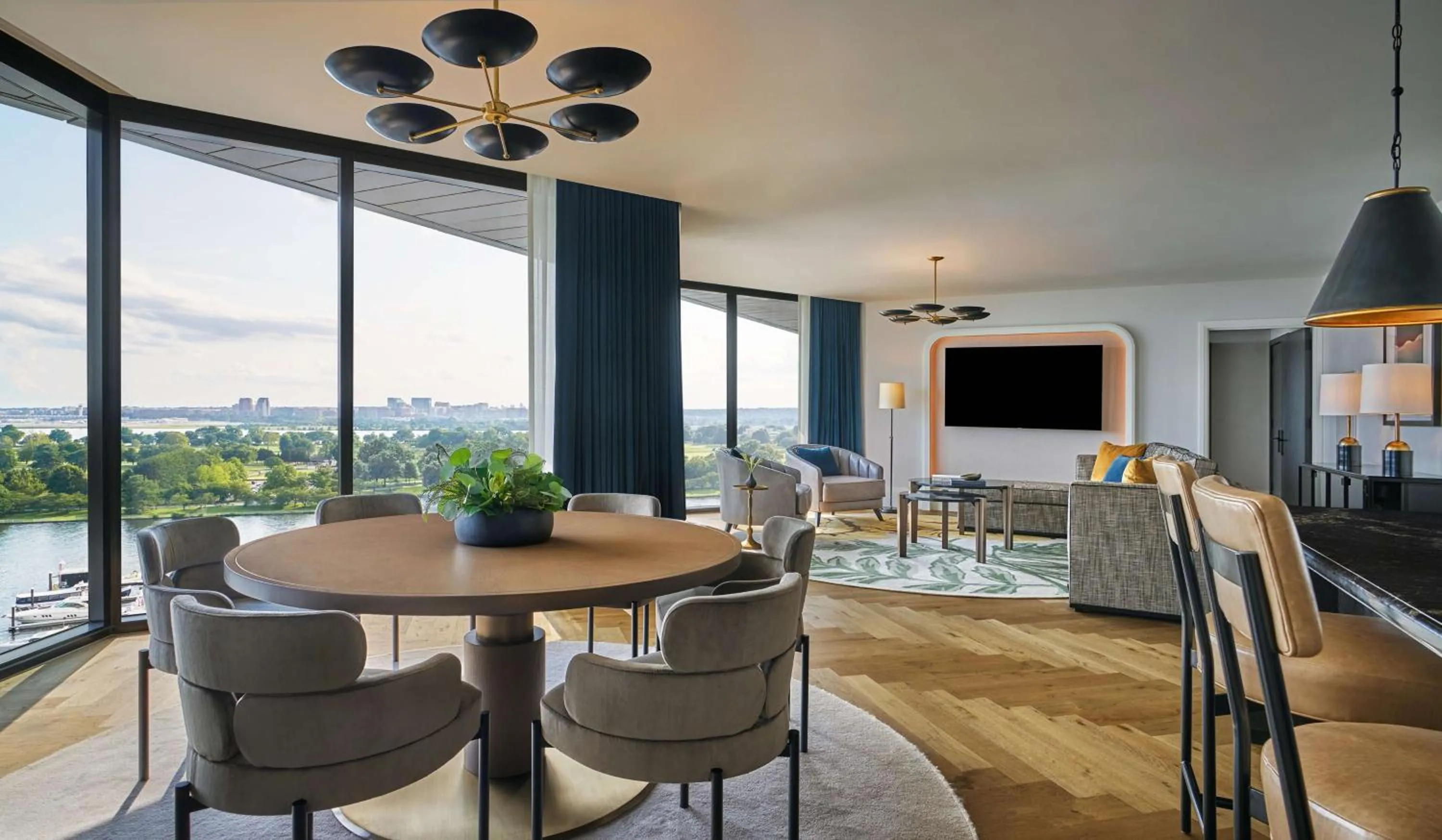 Living room in Pendry Washington DC - The Wharf