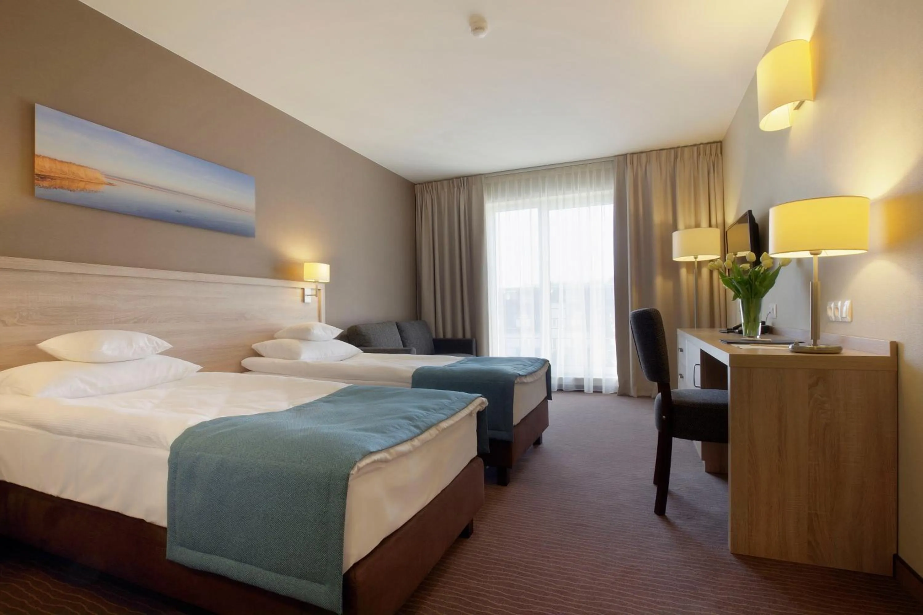 Bed in Tristan Hotel & SPA