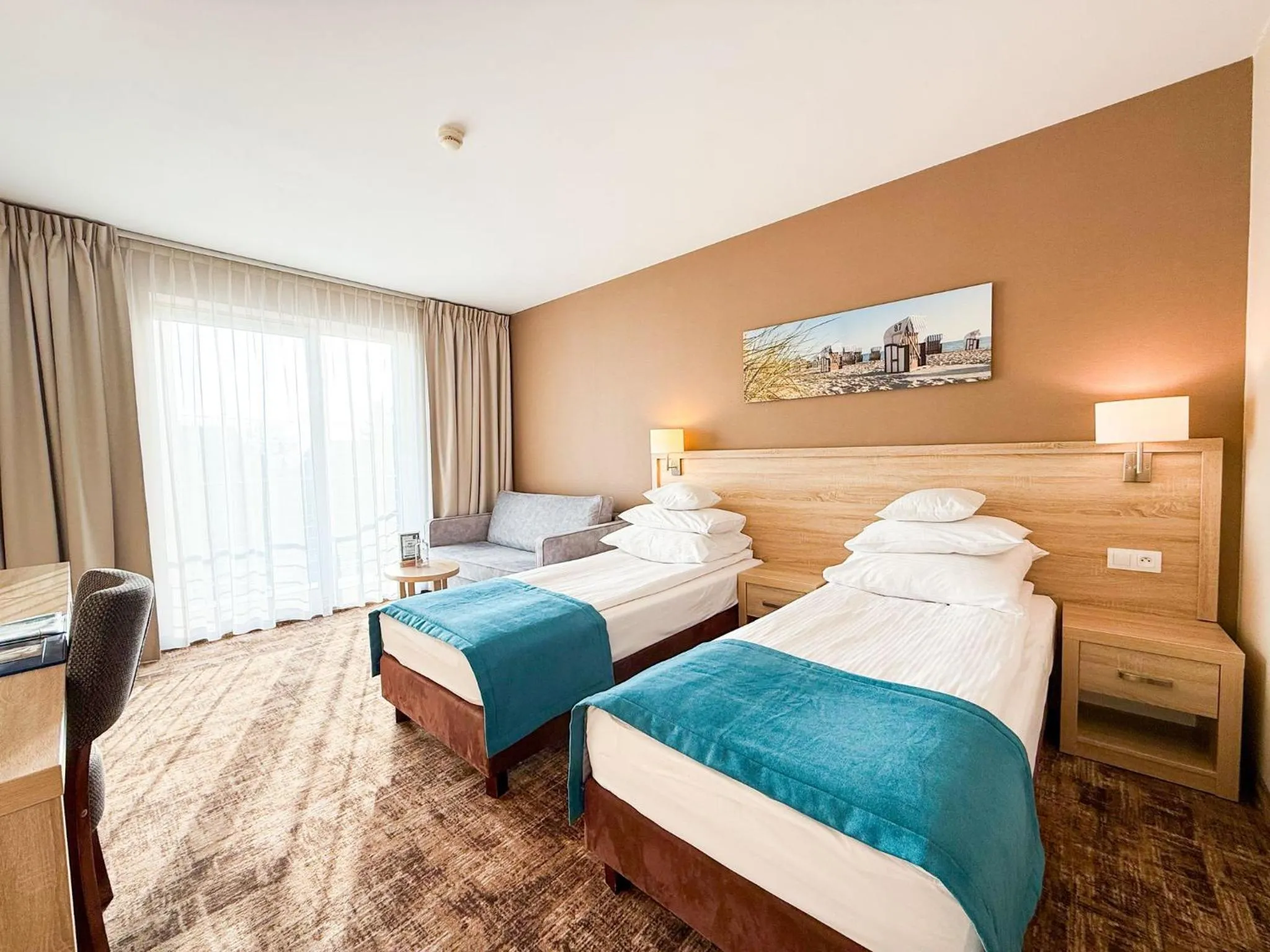 Bed in Tristan Hotel & SPA