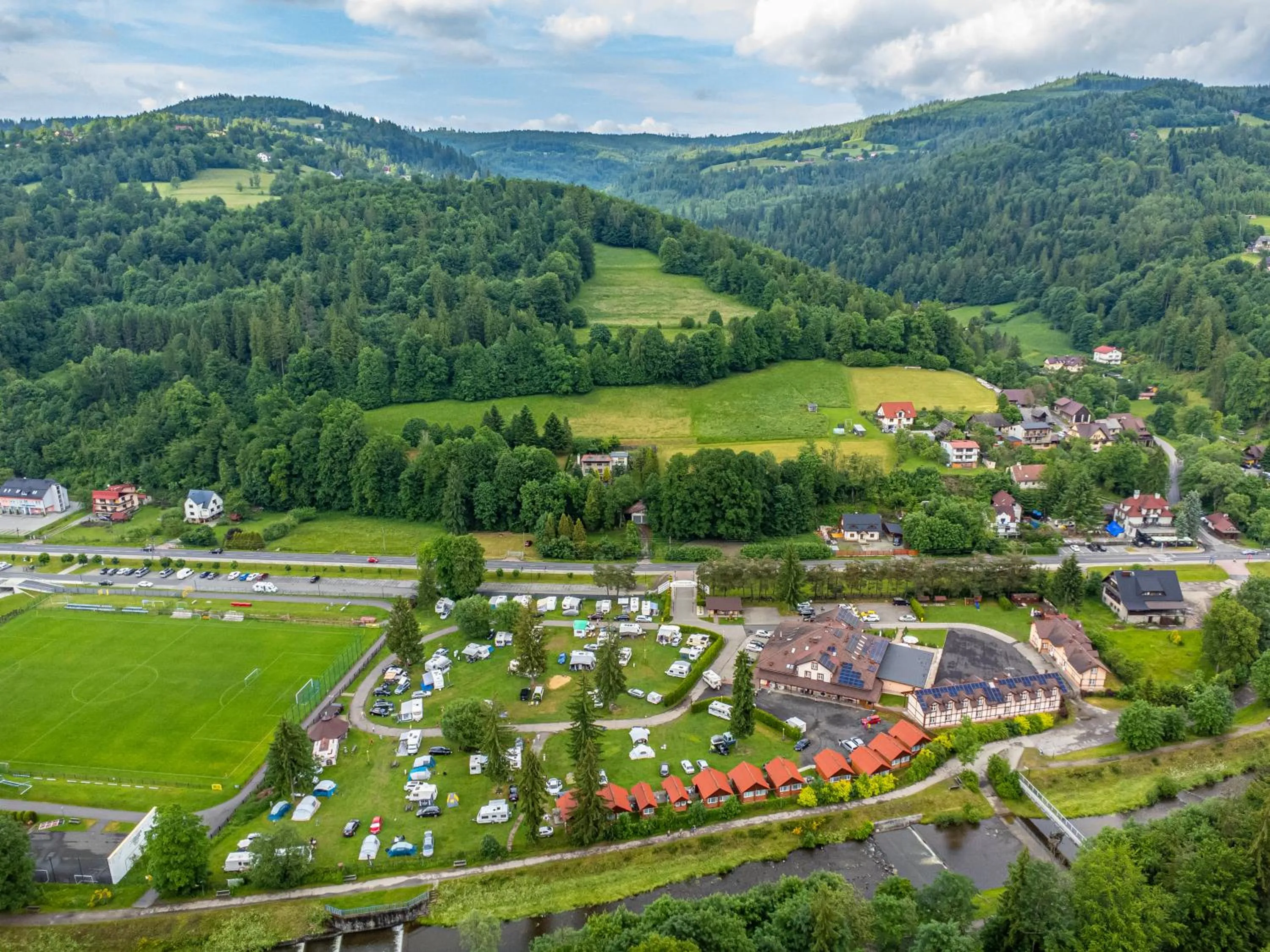 Property building in Dworek nad Wisłą