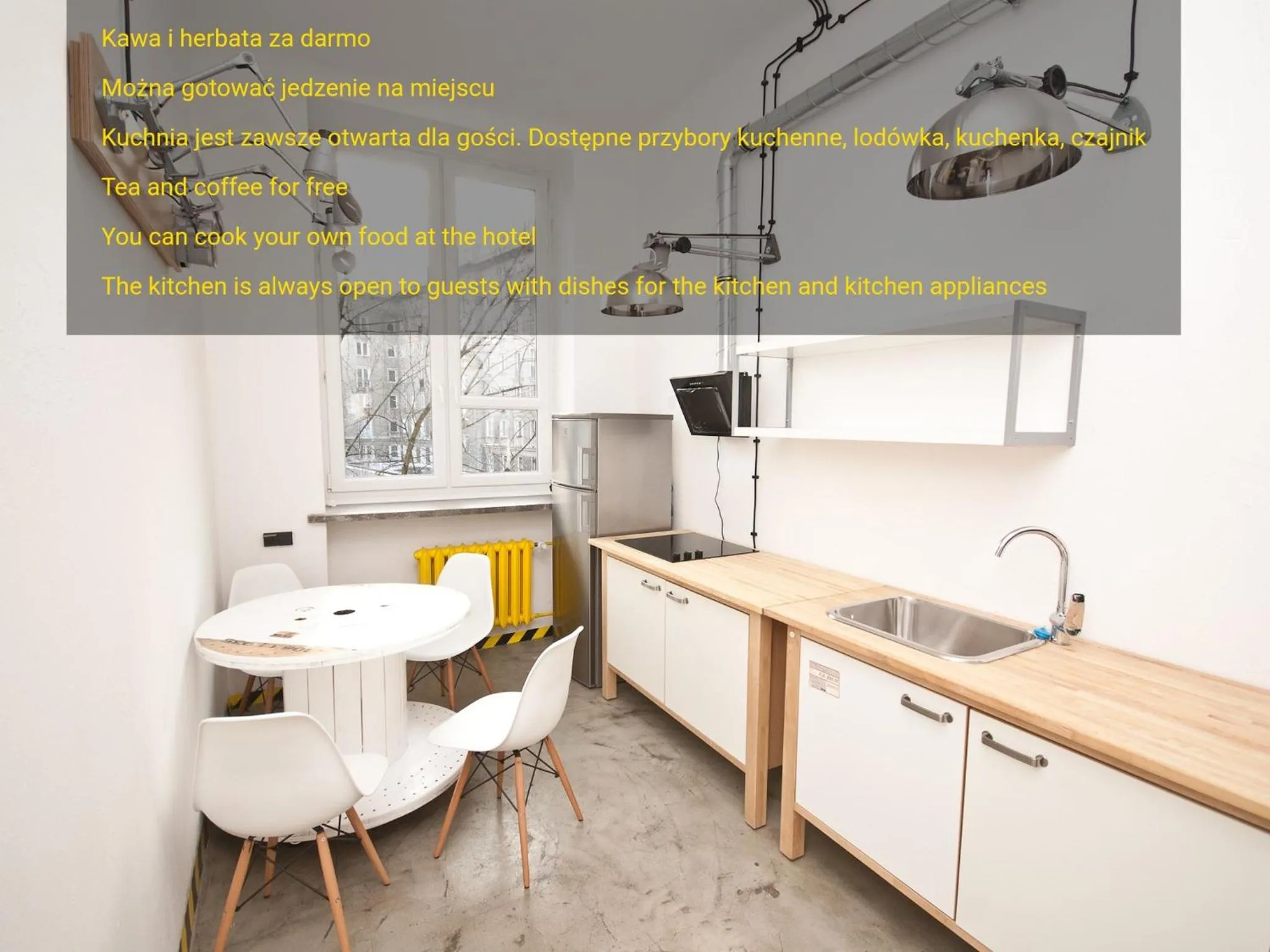 kitchen in Loft Lot Pszczoły