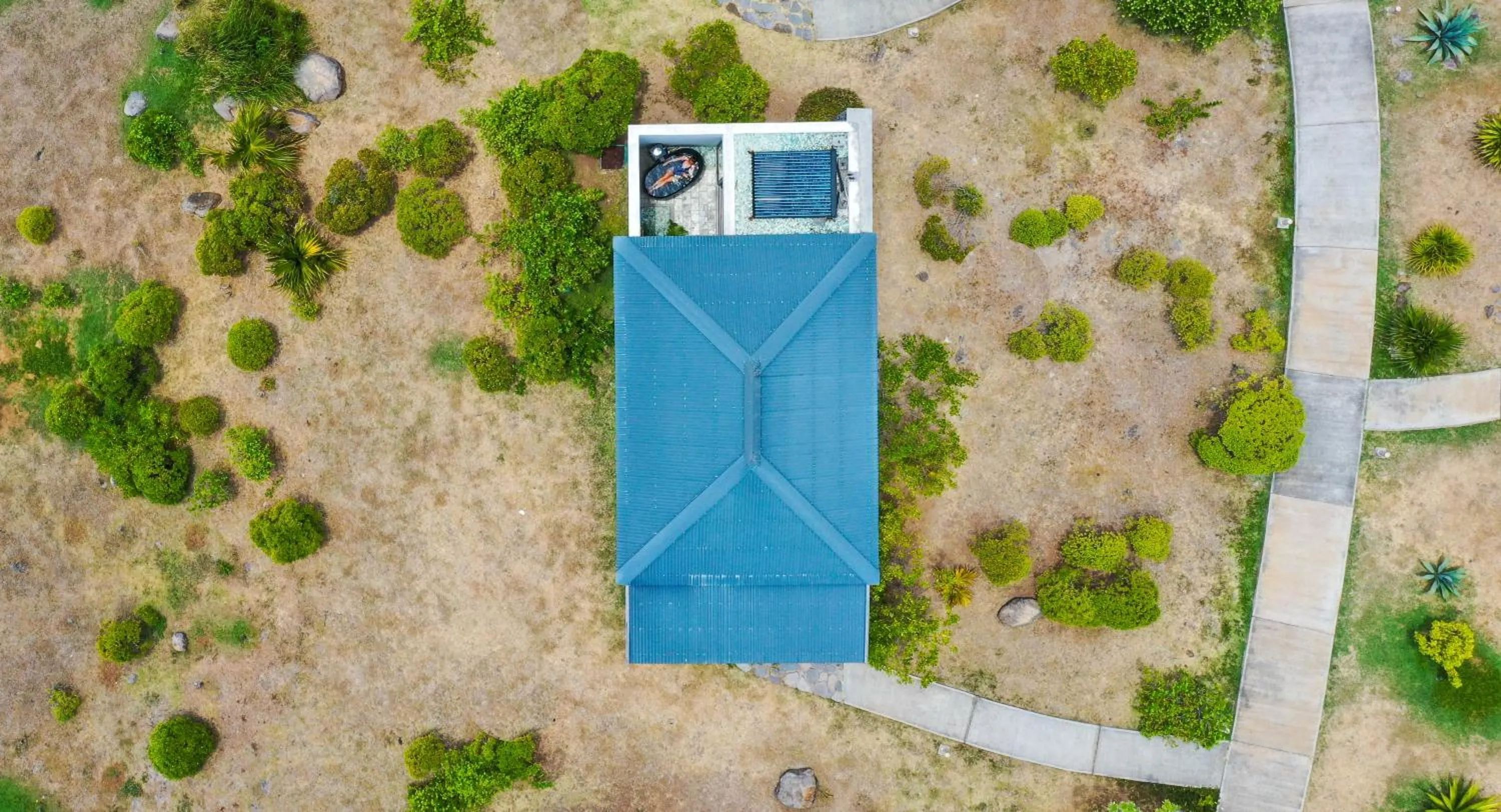 Bird's eye view in Constance Tekoma - Rodrigues Island
