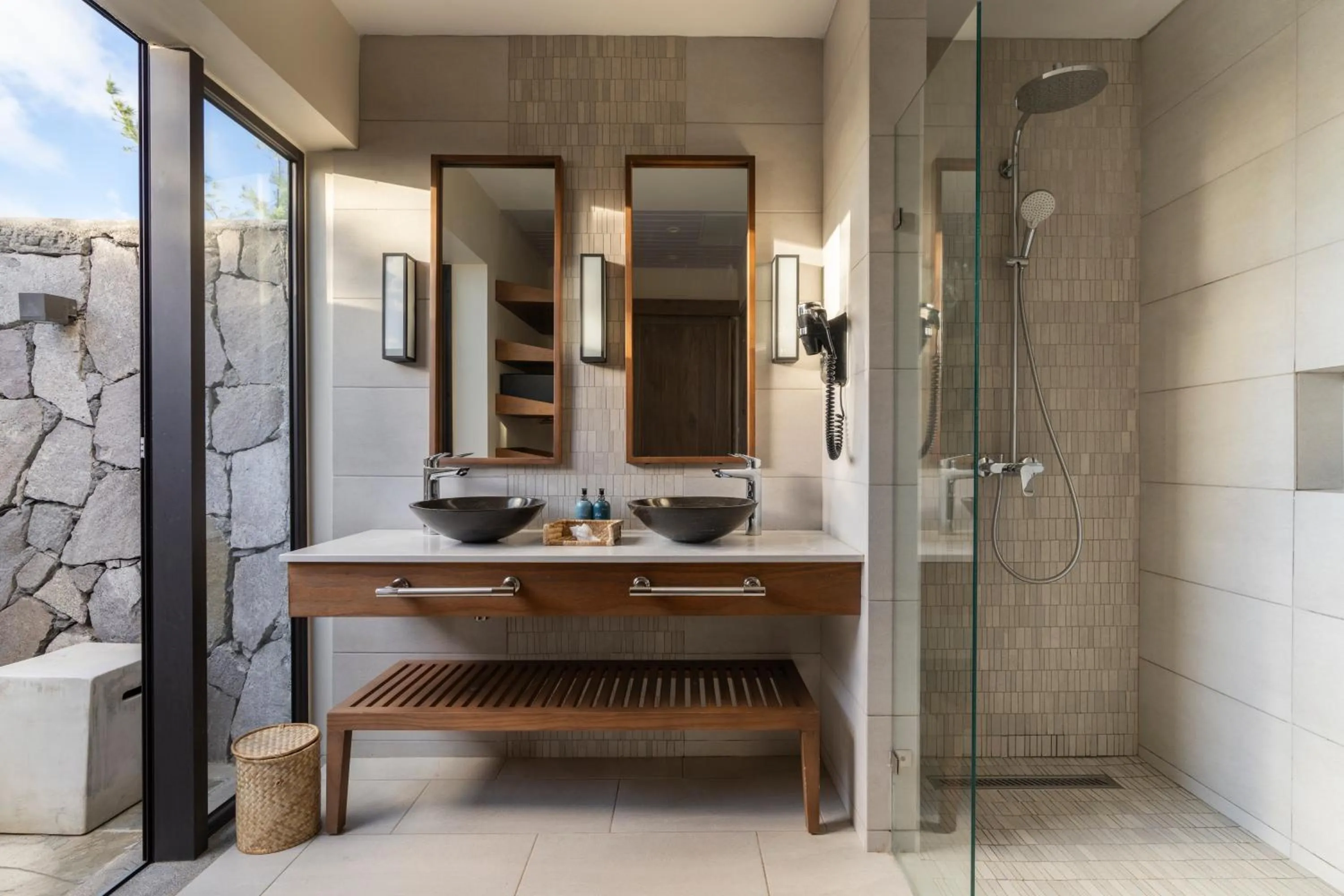 Shower in Constance Tekoma - Rodrigues Island