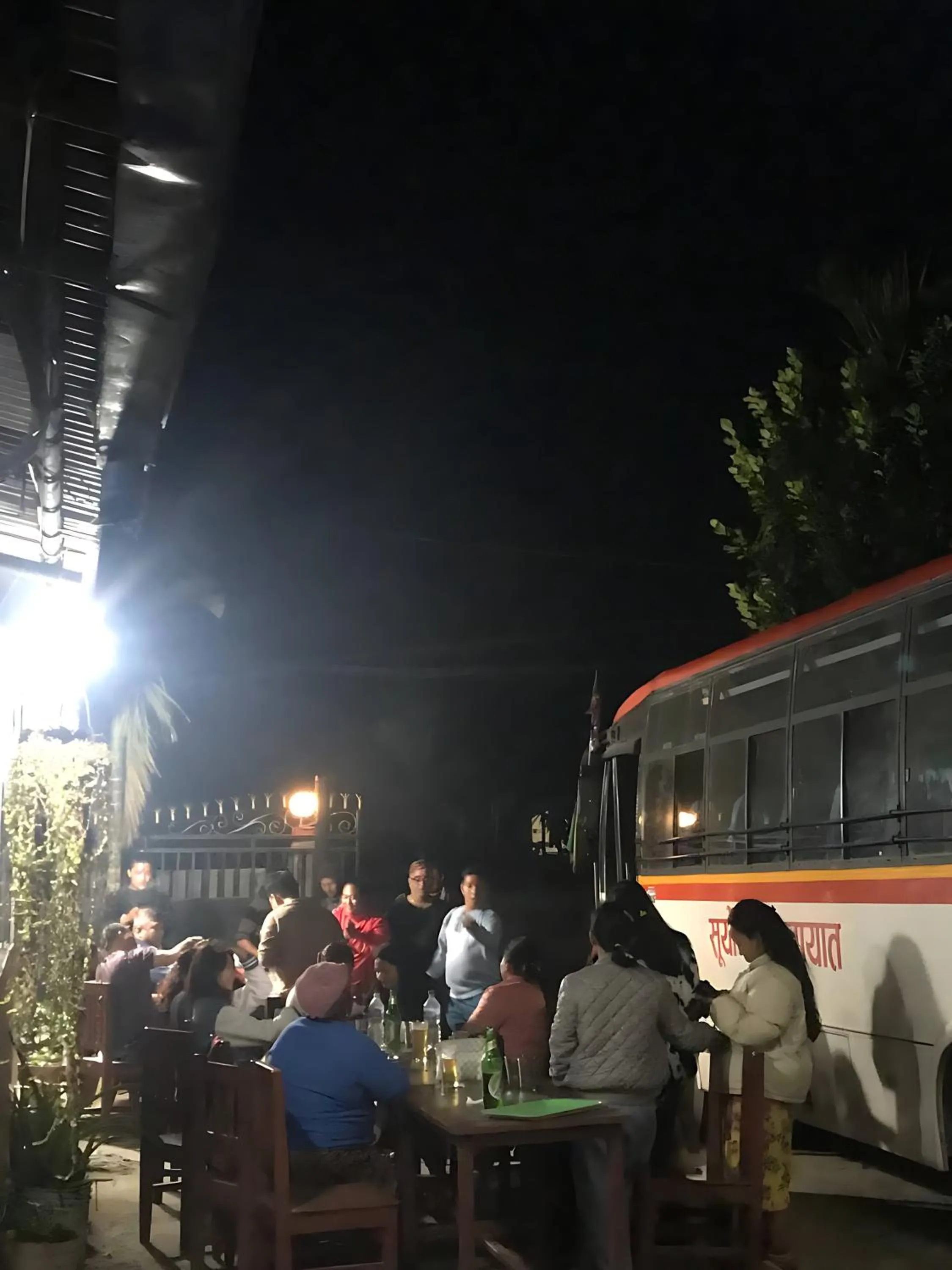 group of guests in Hotel BhupuSainik Sauraha, Chitwan