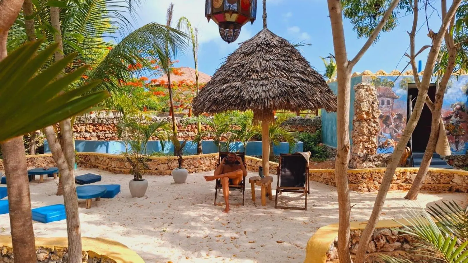 Garden in Kameleon Blue