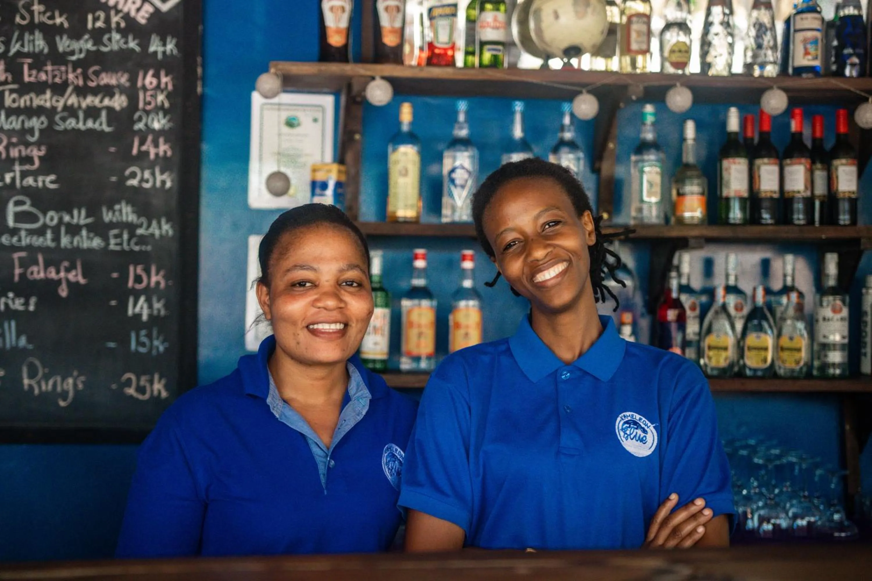 Staff in Kameleon Blue