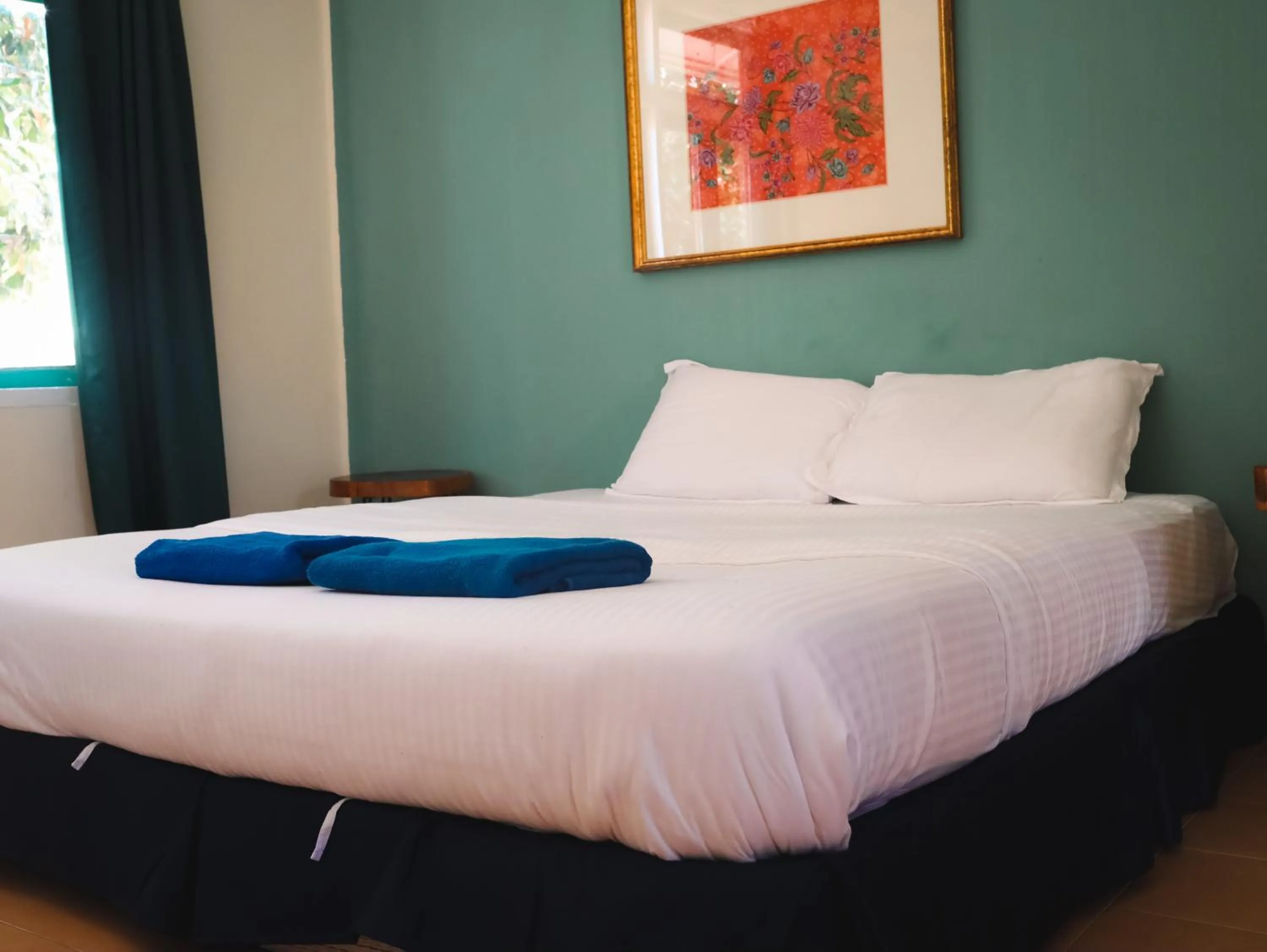 Bed in papaya resort