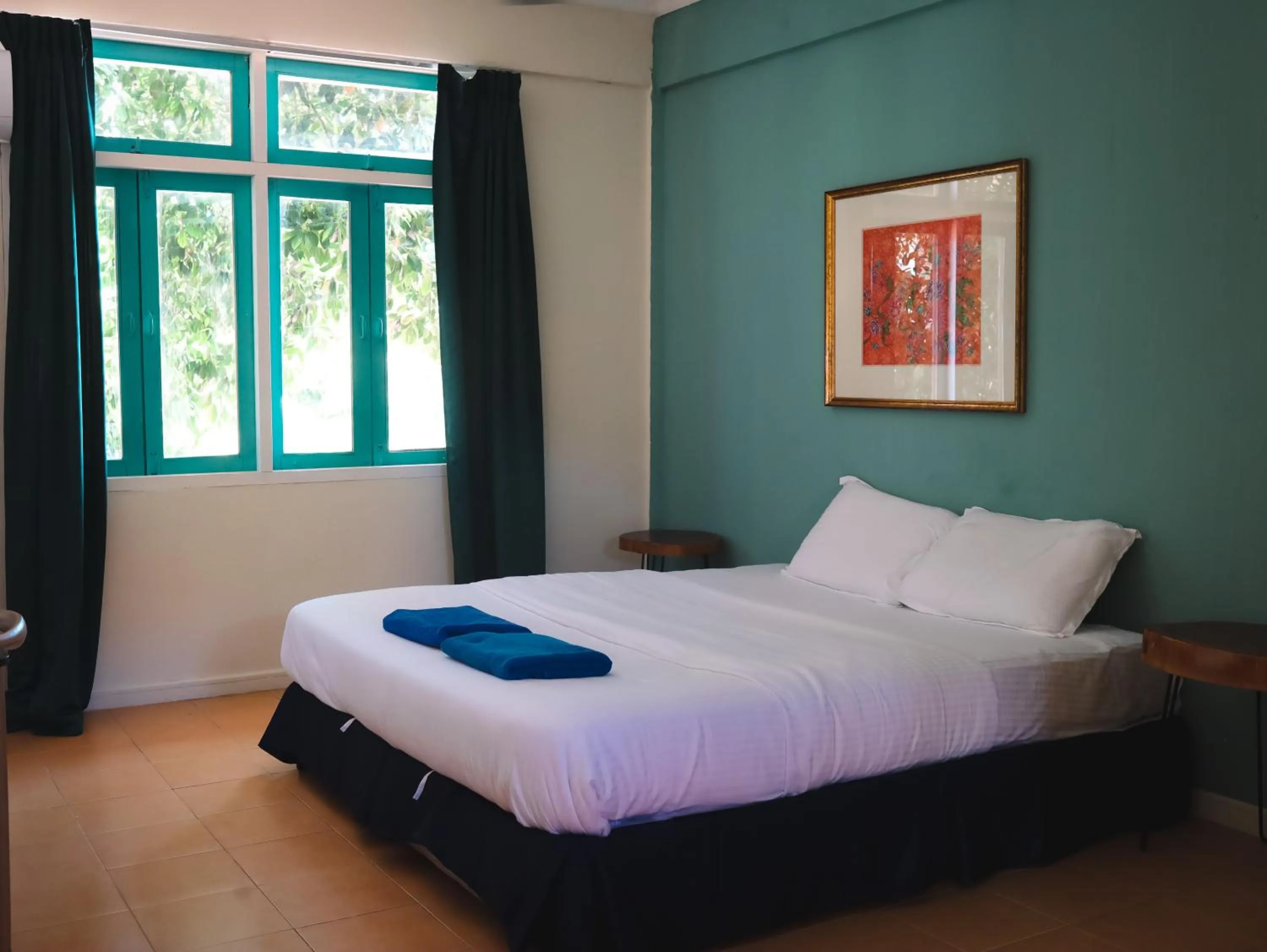 Bedroom, Bed in papaya resort