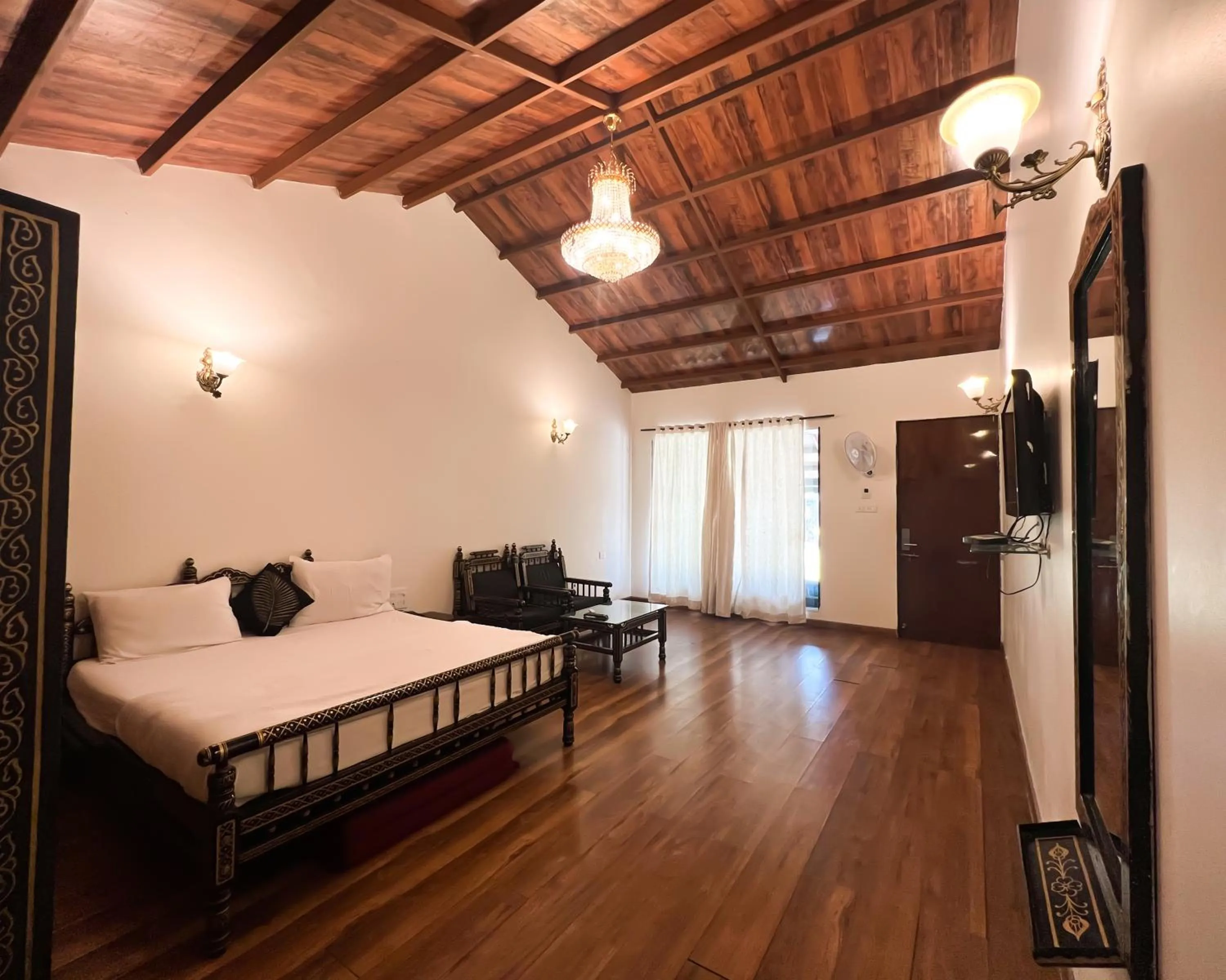 Photo of the whole room, Bed in Anand Resort - A luxury Private Pool Resort in Nashik