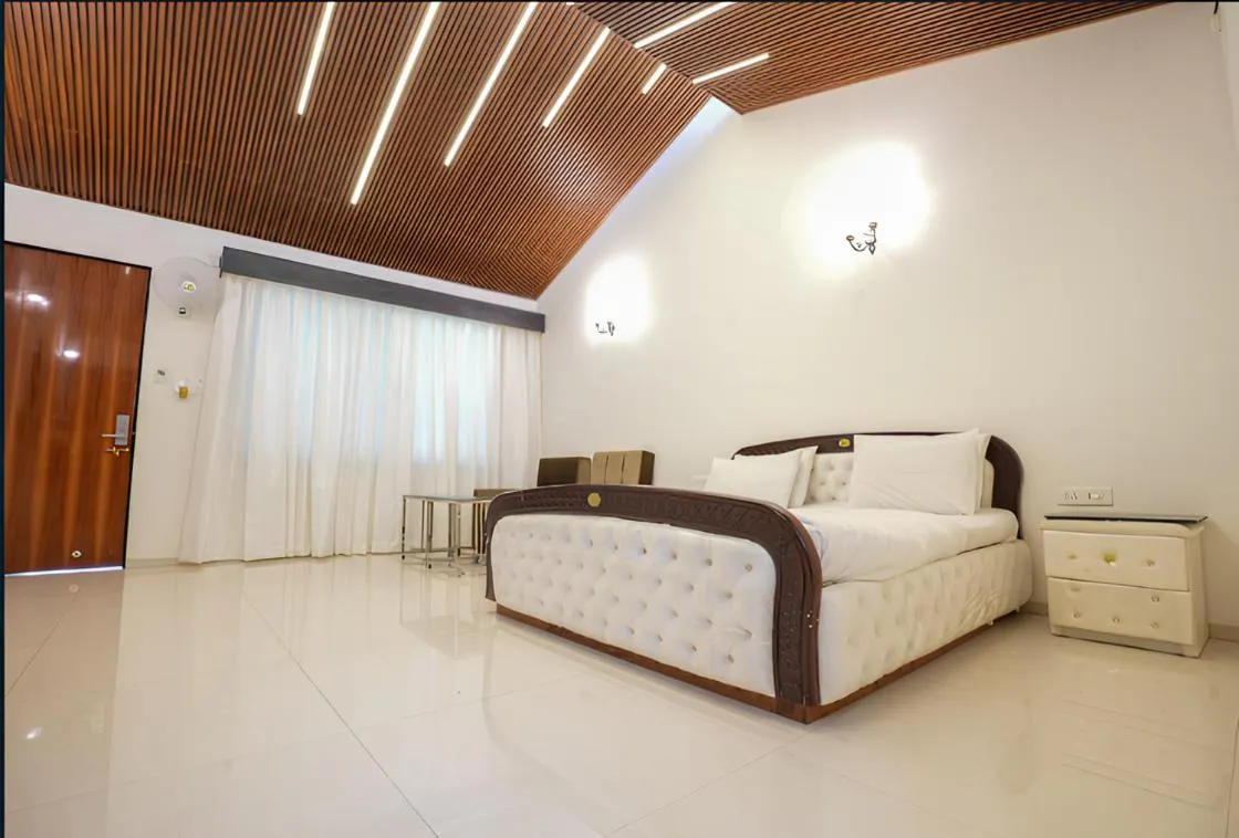Photo of the whole room, Bed in Anand Resort - A luxury Private Pool Resort in Nashik