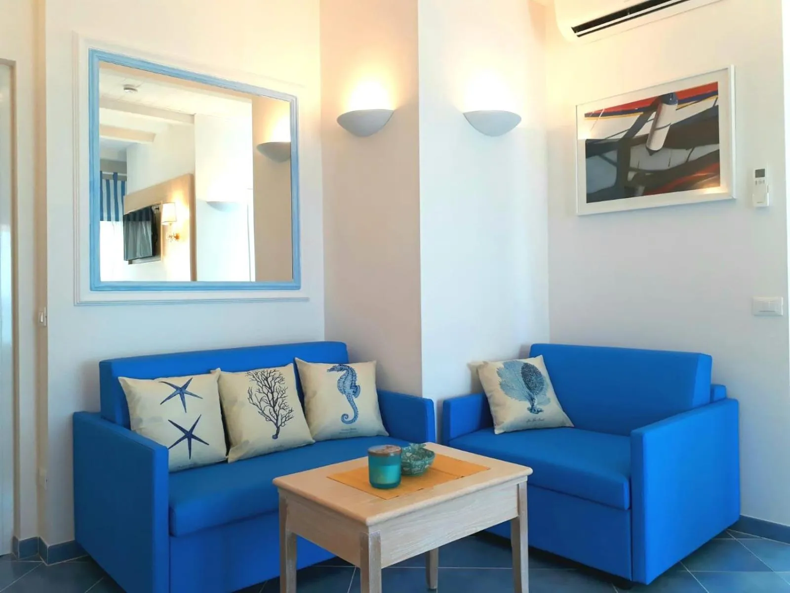 Seating area in Hotel Aurora