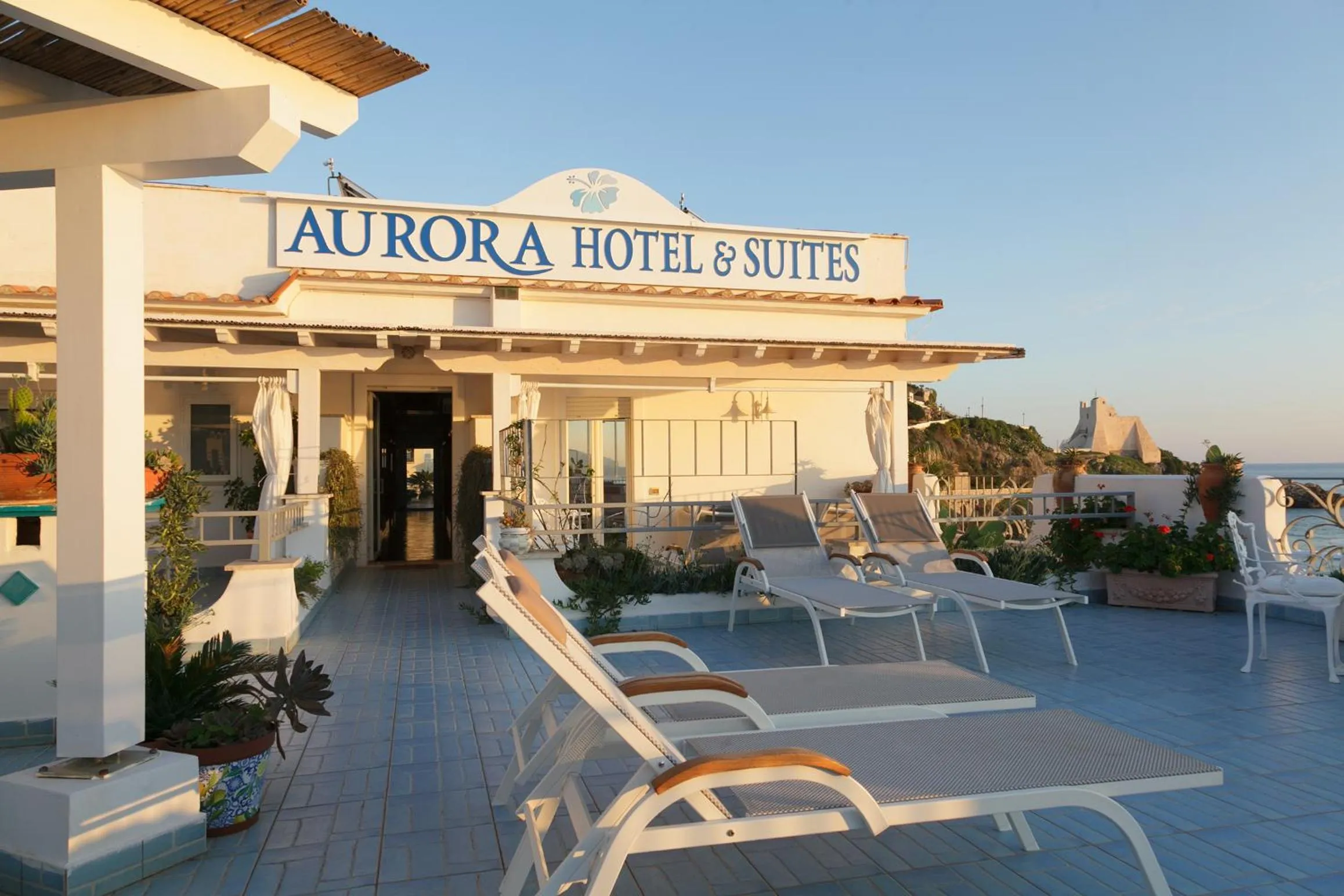 Balcony/Terrace in Hotel Aurora