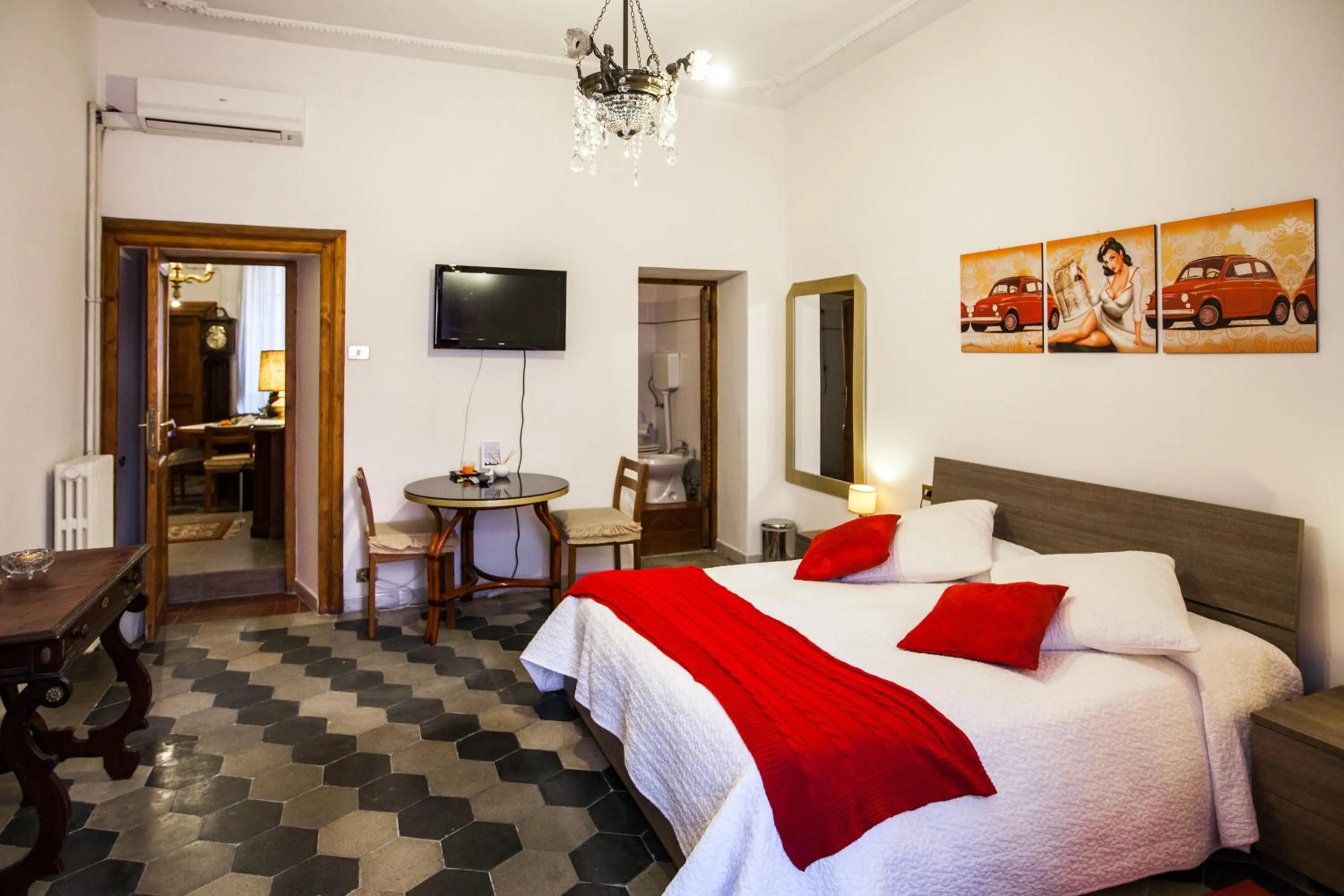 Bedroom, Bed in La Dolce Vita Roma