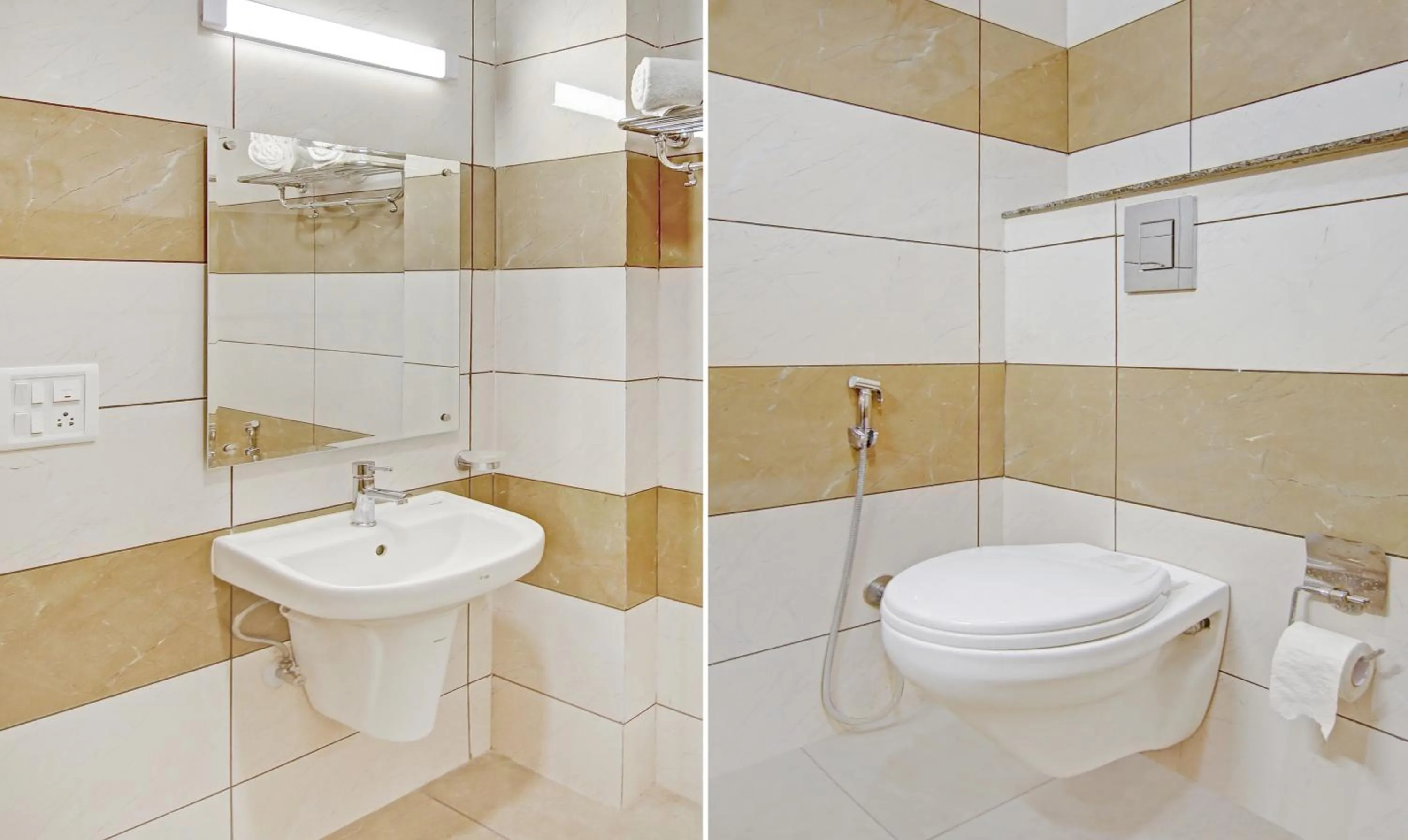 Bathroom in Treebo Aviraj Inn