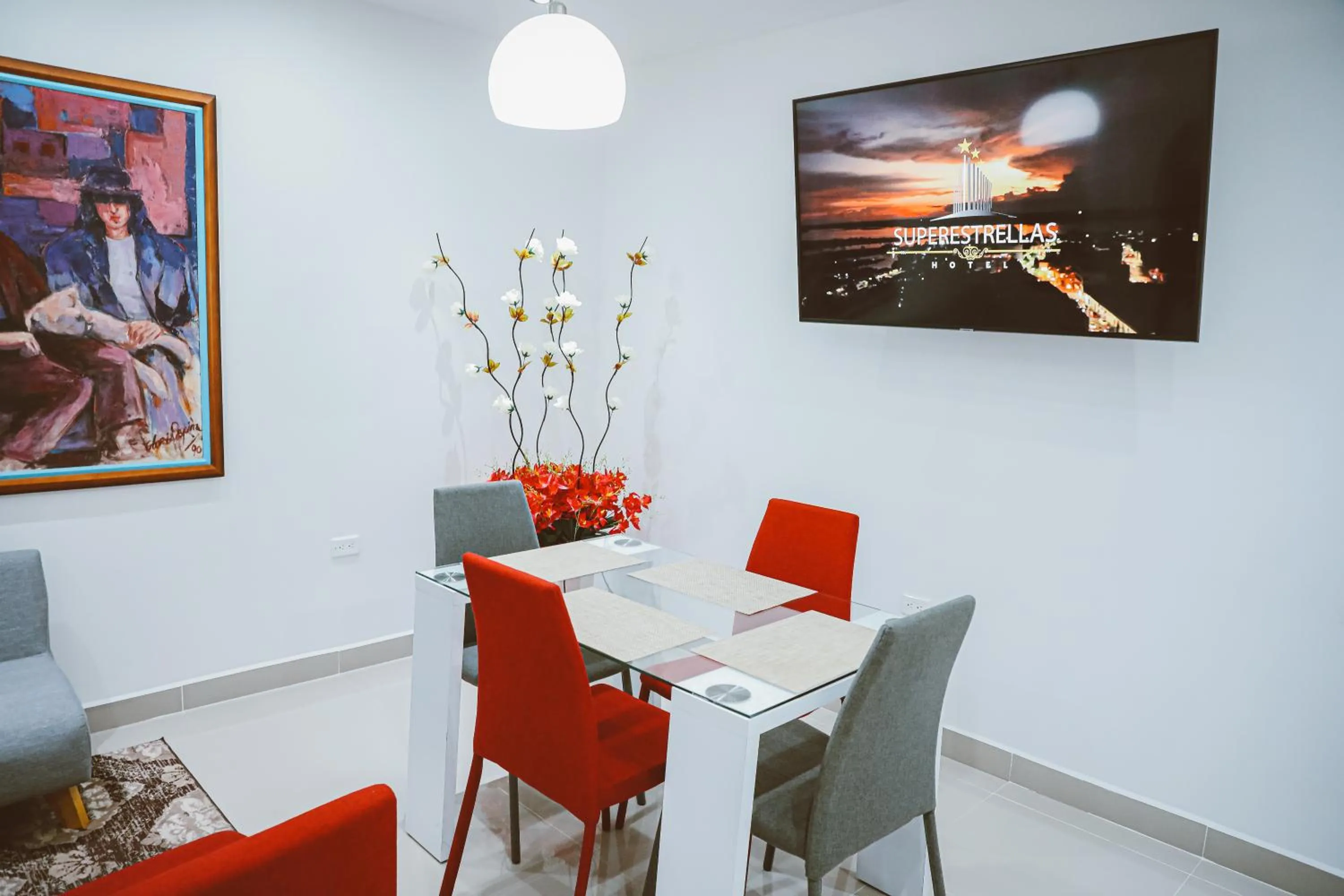 Living room in Hotel Súper Estrellas