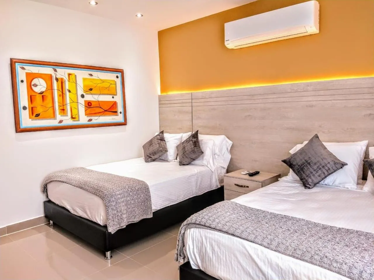 Property building, Bed in Hotel Súper Estrellas