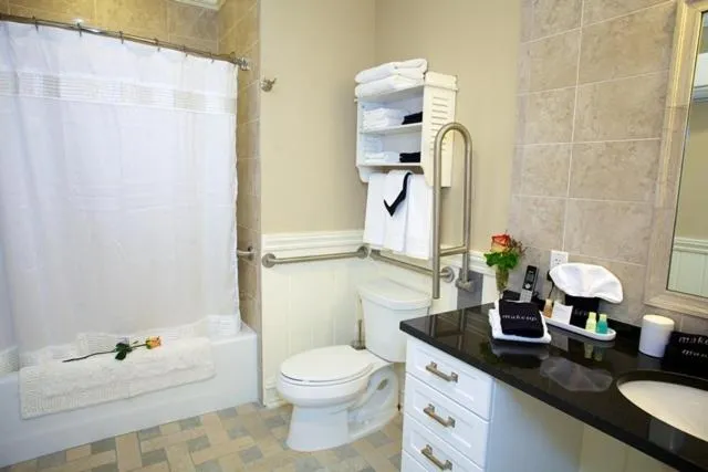 Bathroom in Guest House at Norwalk Inn
