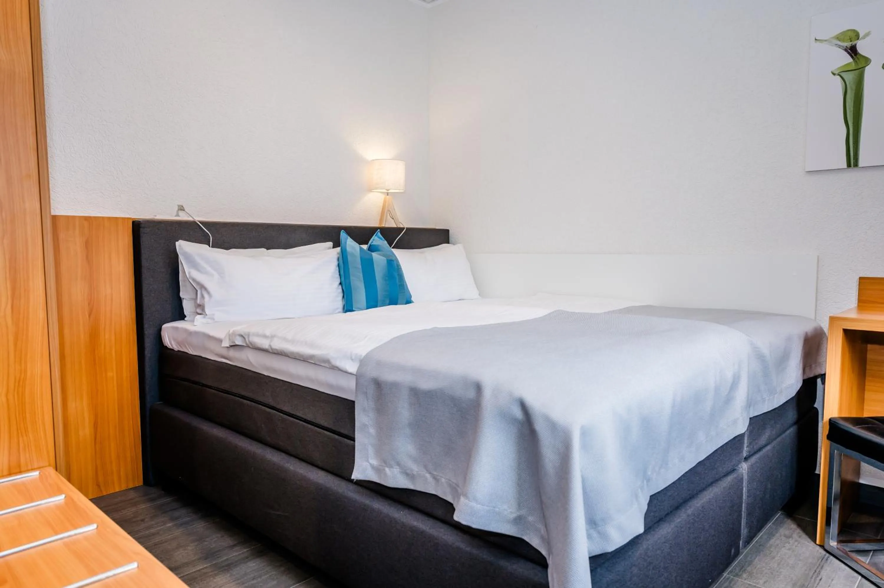 Bed in Hotel Burgholz