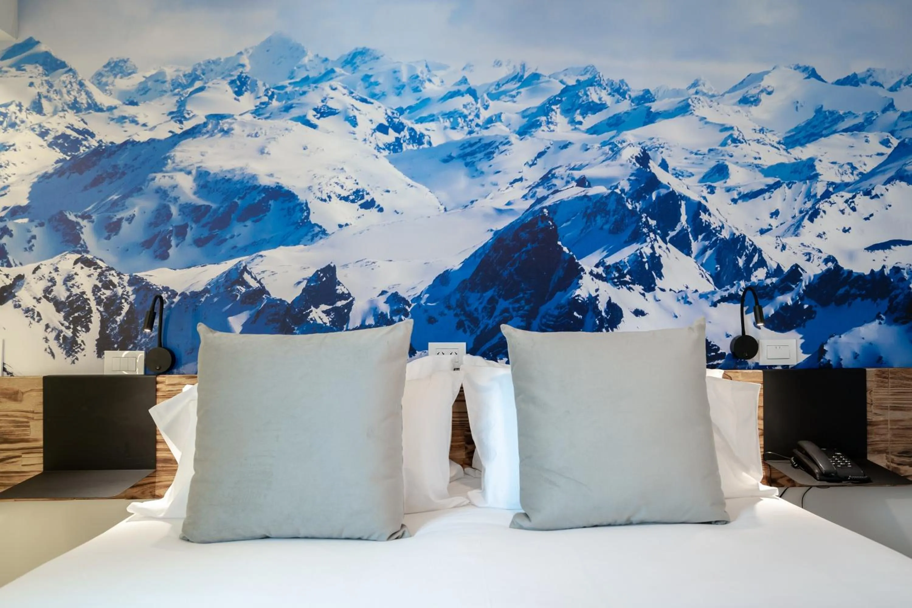 Bed in Cilene del Fuego Suites & Spa