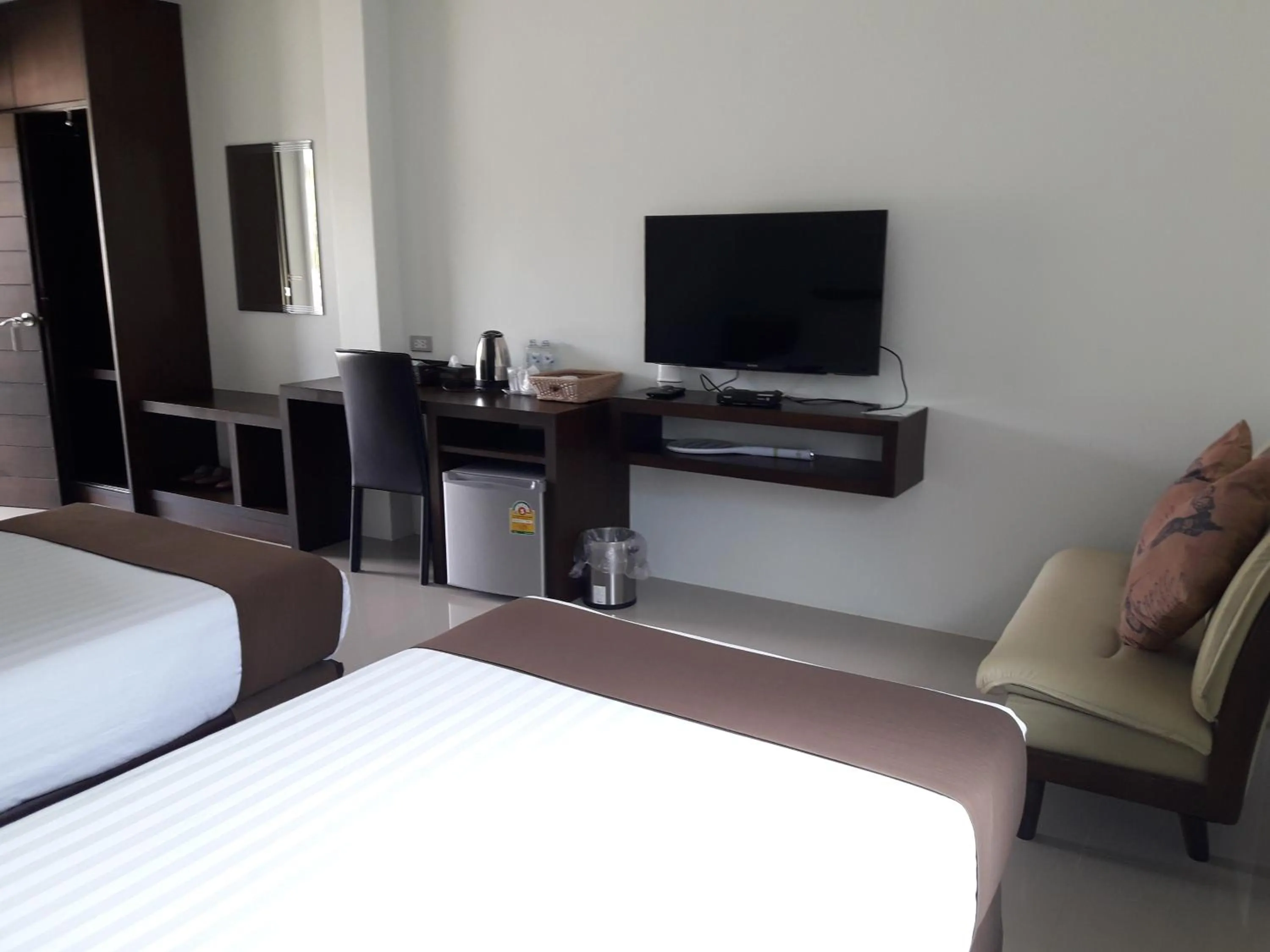 Bedroom, Bed in Chiangrai Green Park Resort