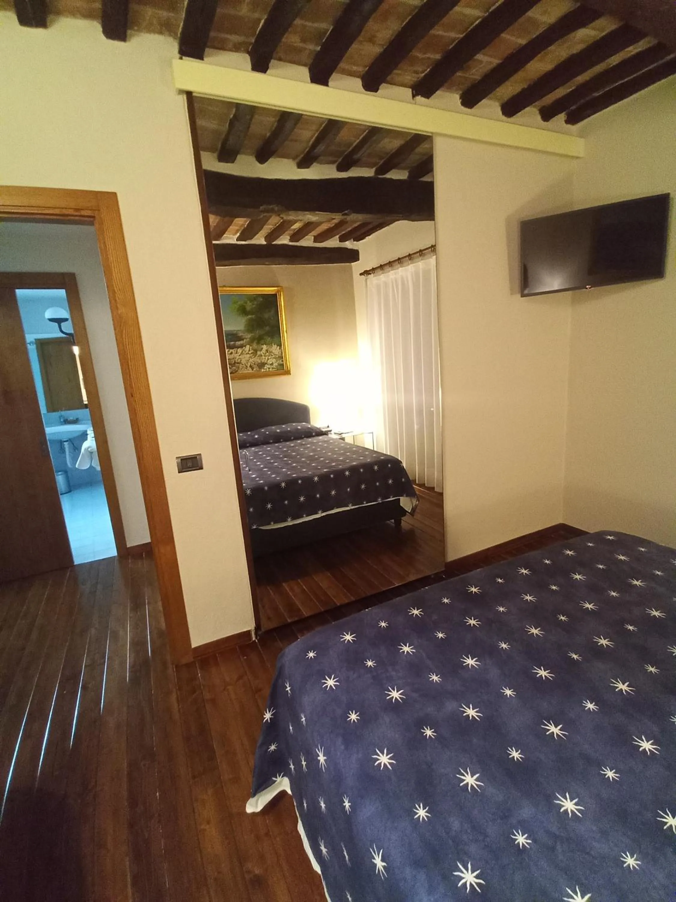 Bed in Locanda del Glicine