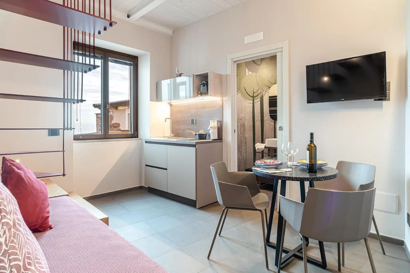 Kitchen or kitchenette in De Gulia Charme and Relax