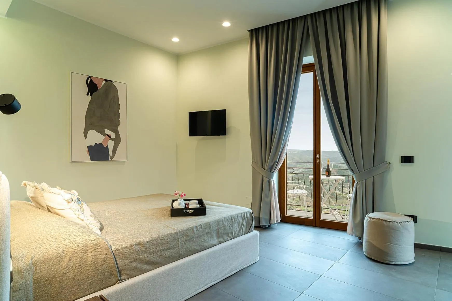 Bathroom, Bed in De Gulia Charme and Relax