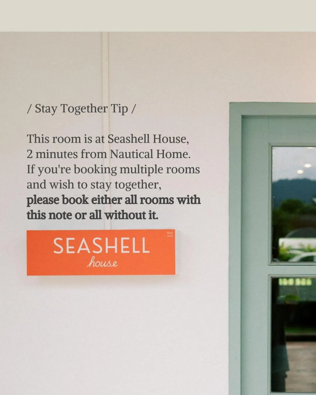 Property logo or sign in Nautical Home & Seashell House B&B