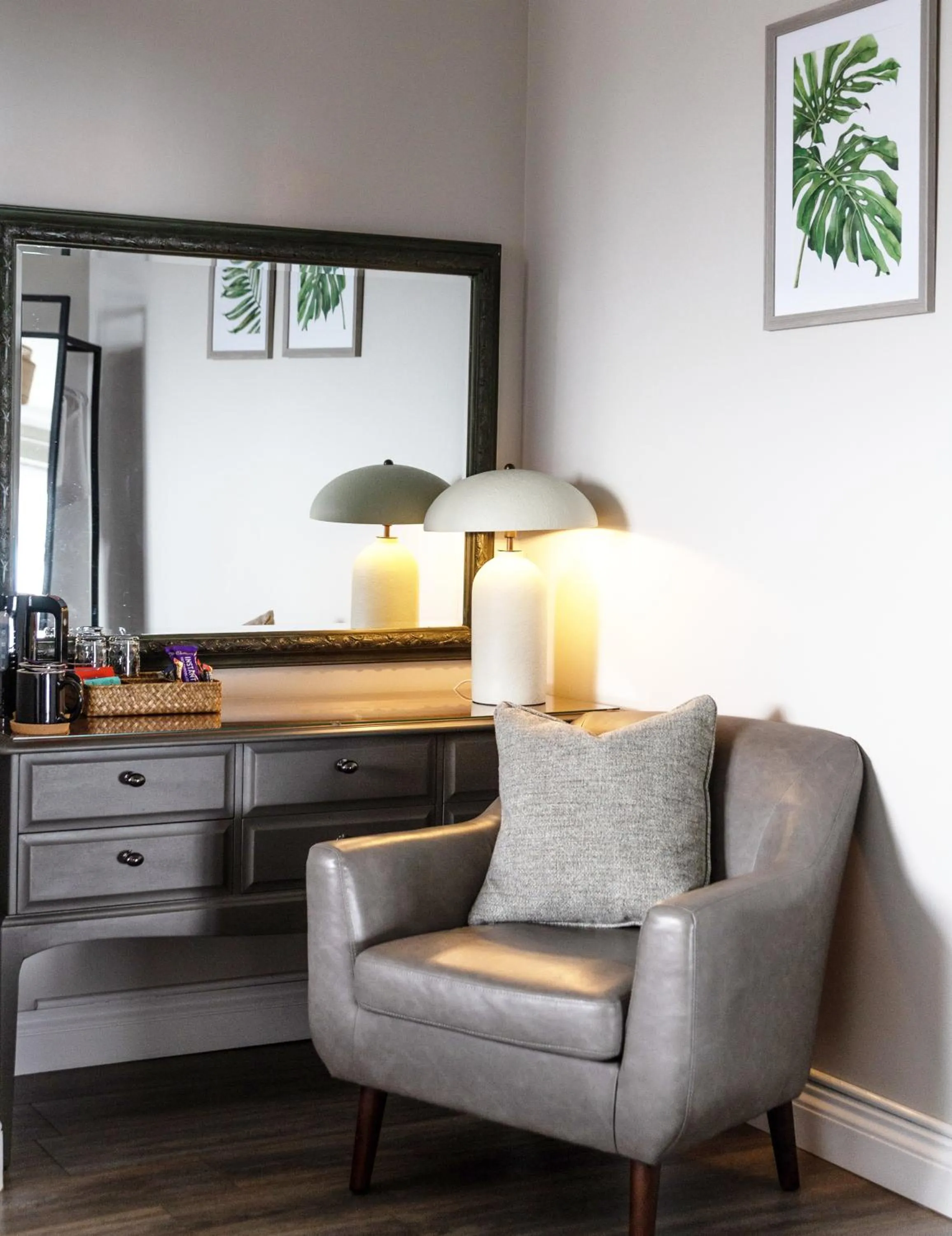 Seating area in Bojangles Guest House