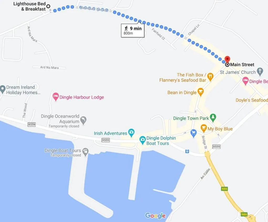 Text overlay in The Lighthouse