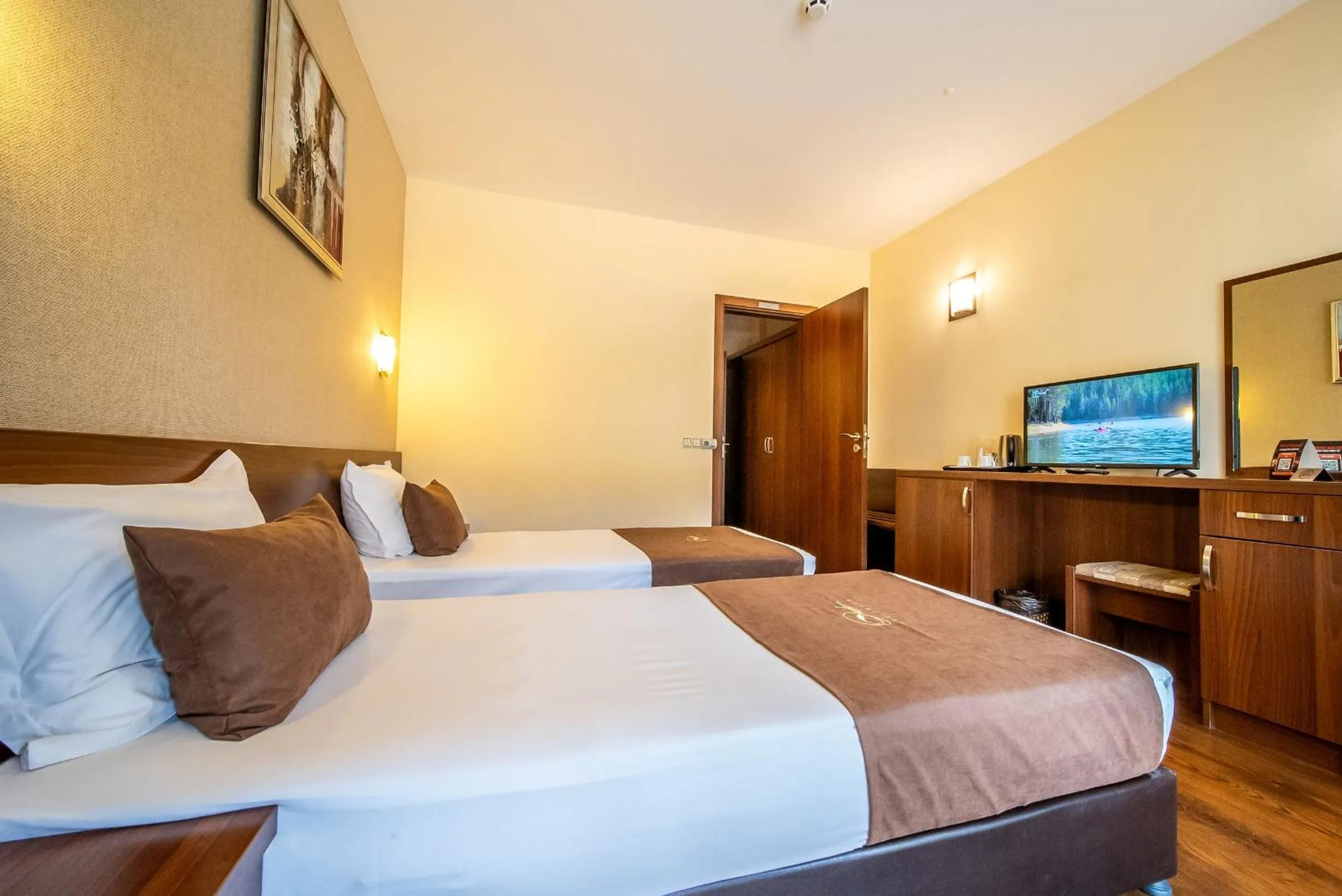 Bed in Oak Residence Hotel & Relax