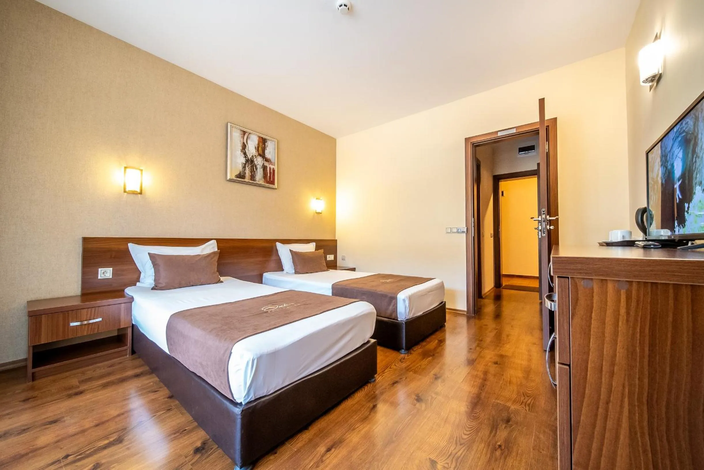 Bed in Oak Residence Hotel & Relax