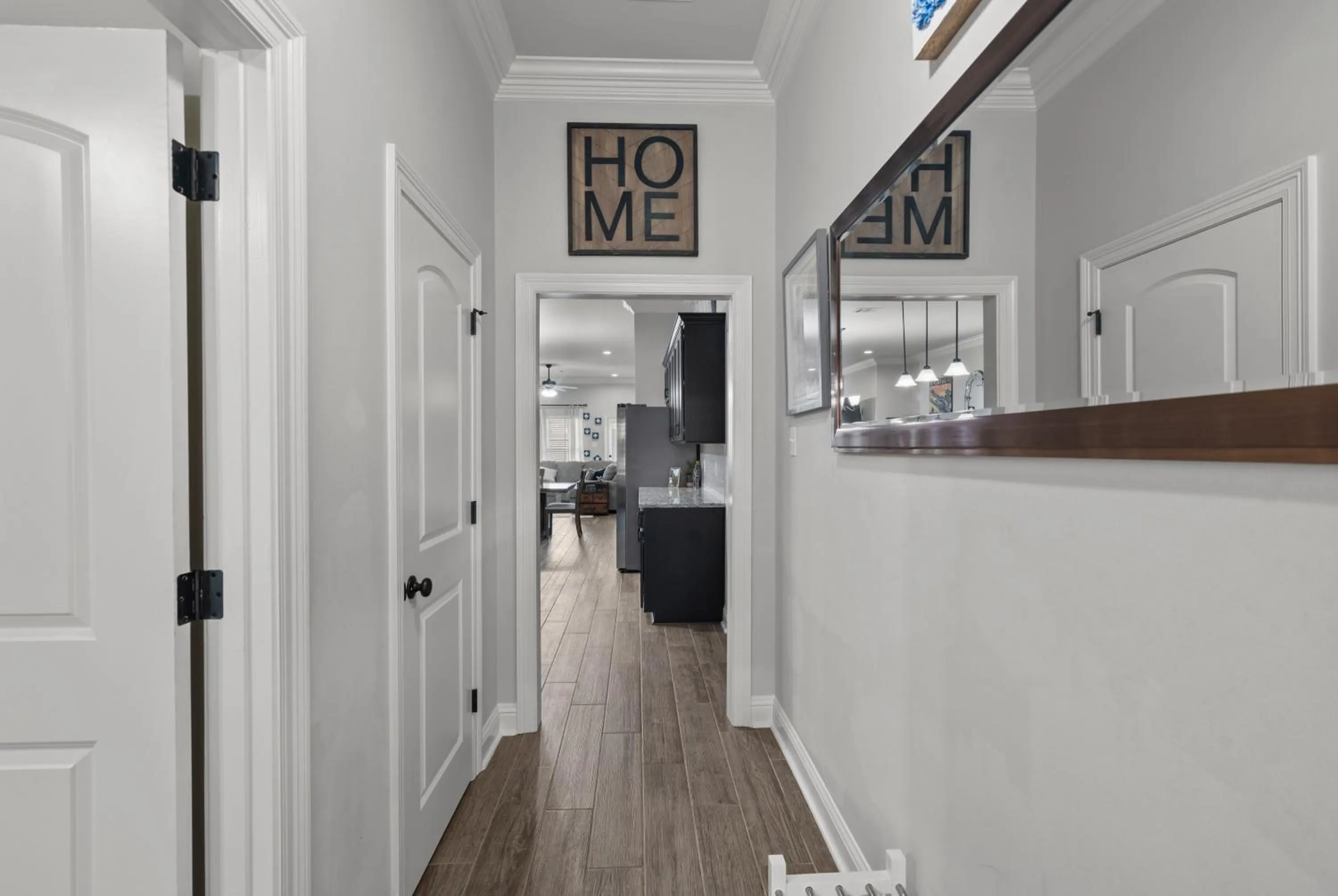 Facade/entrance in Zen House, a peaceful sanctuary in Shreveport, LA! Tv in each room