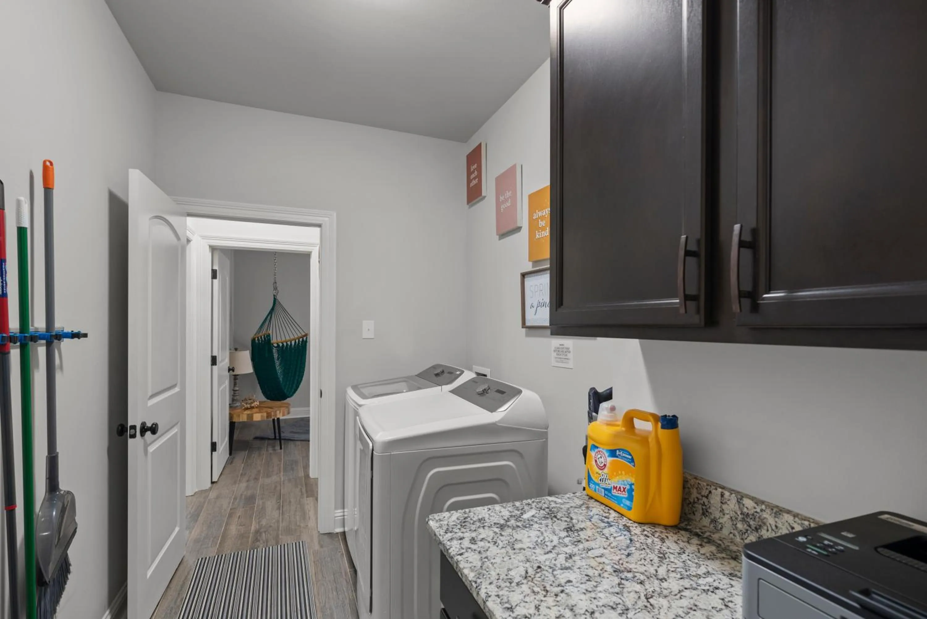 laundry in Zen House, a peaceful sanctuary in Shreveport, LA! Tv in each room