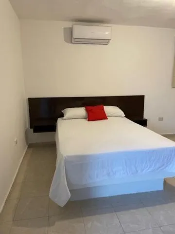 Bed in Hotel Cupules