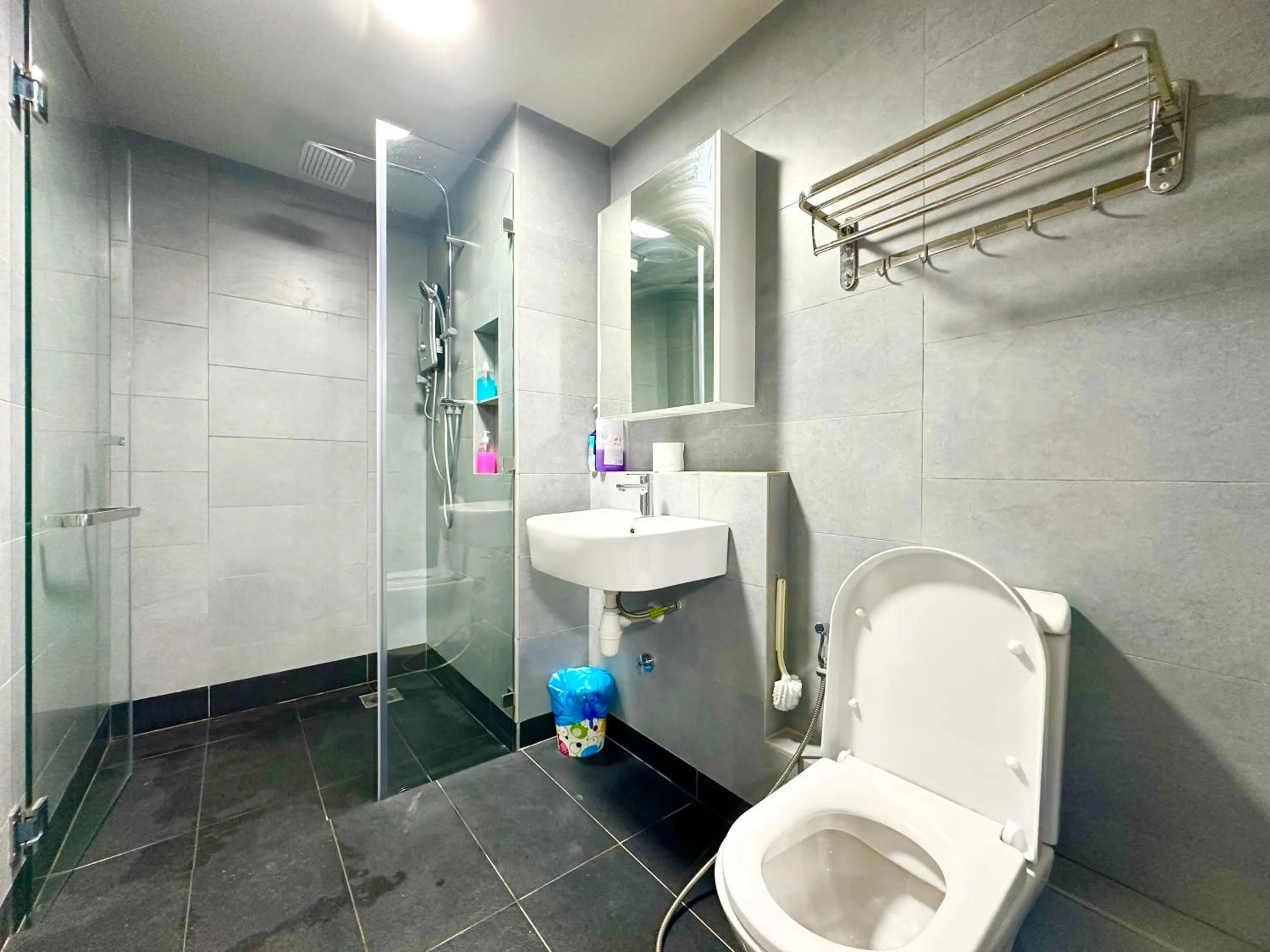 Shower in Sunset Seaview Vacation Condos @ Jesselton Quay