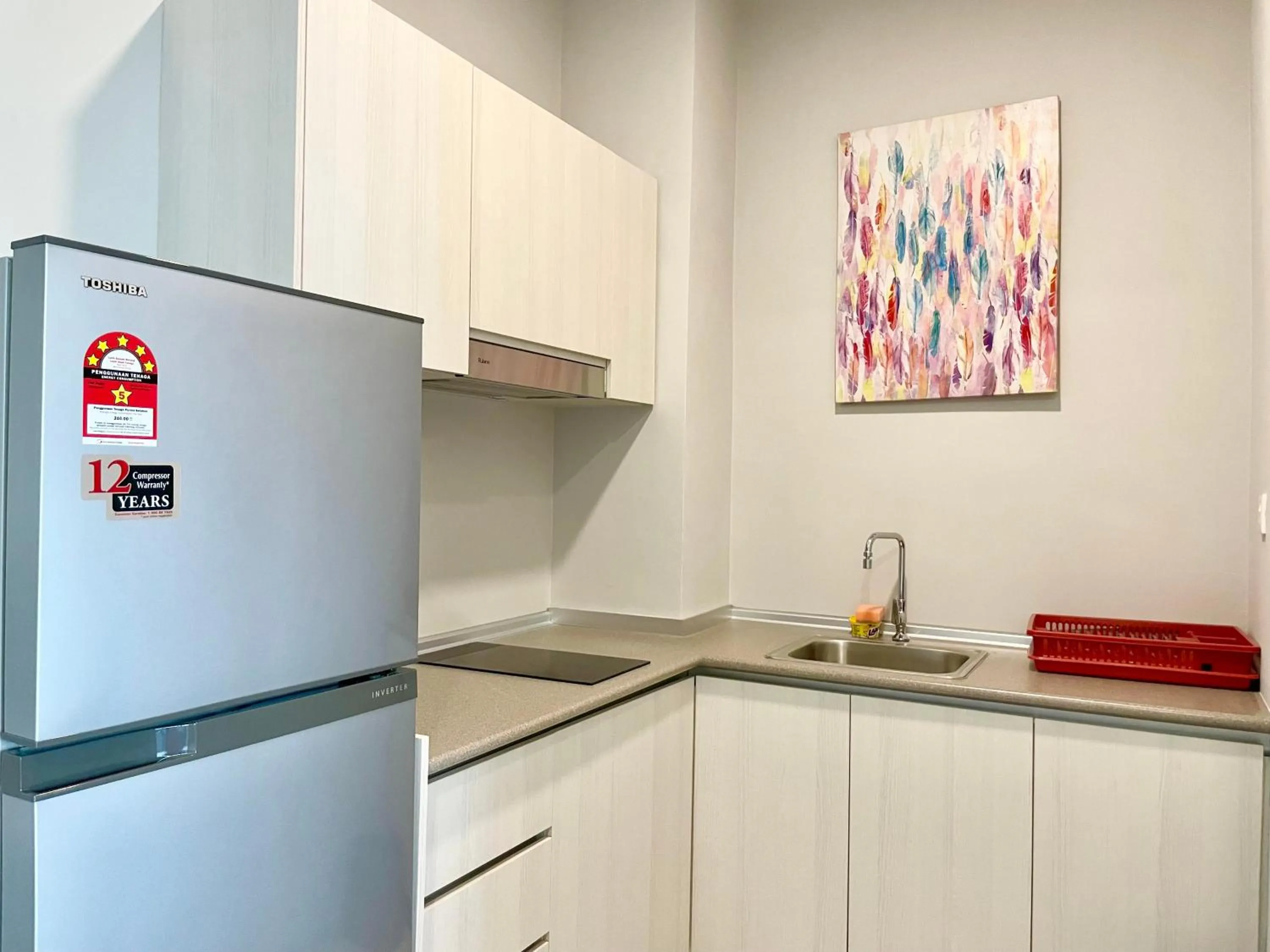 Kitchen or kitchenette in Sunset Seaview Vacation Condos @ Jesselton Quay