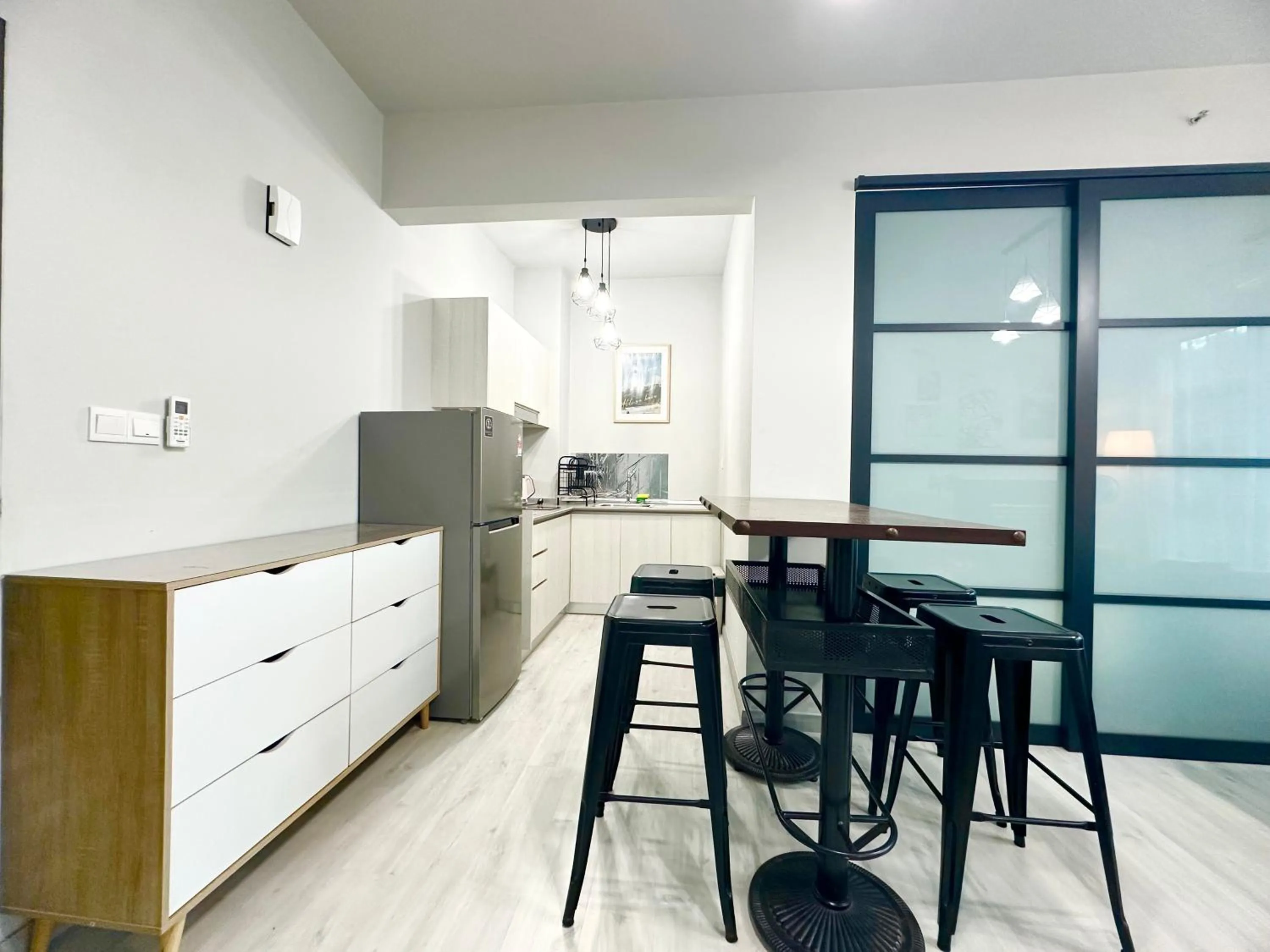 Kitchen or kitchenette in Sunset Seaview Vacation Condos @ Jesselton Quay