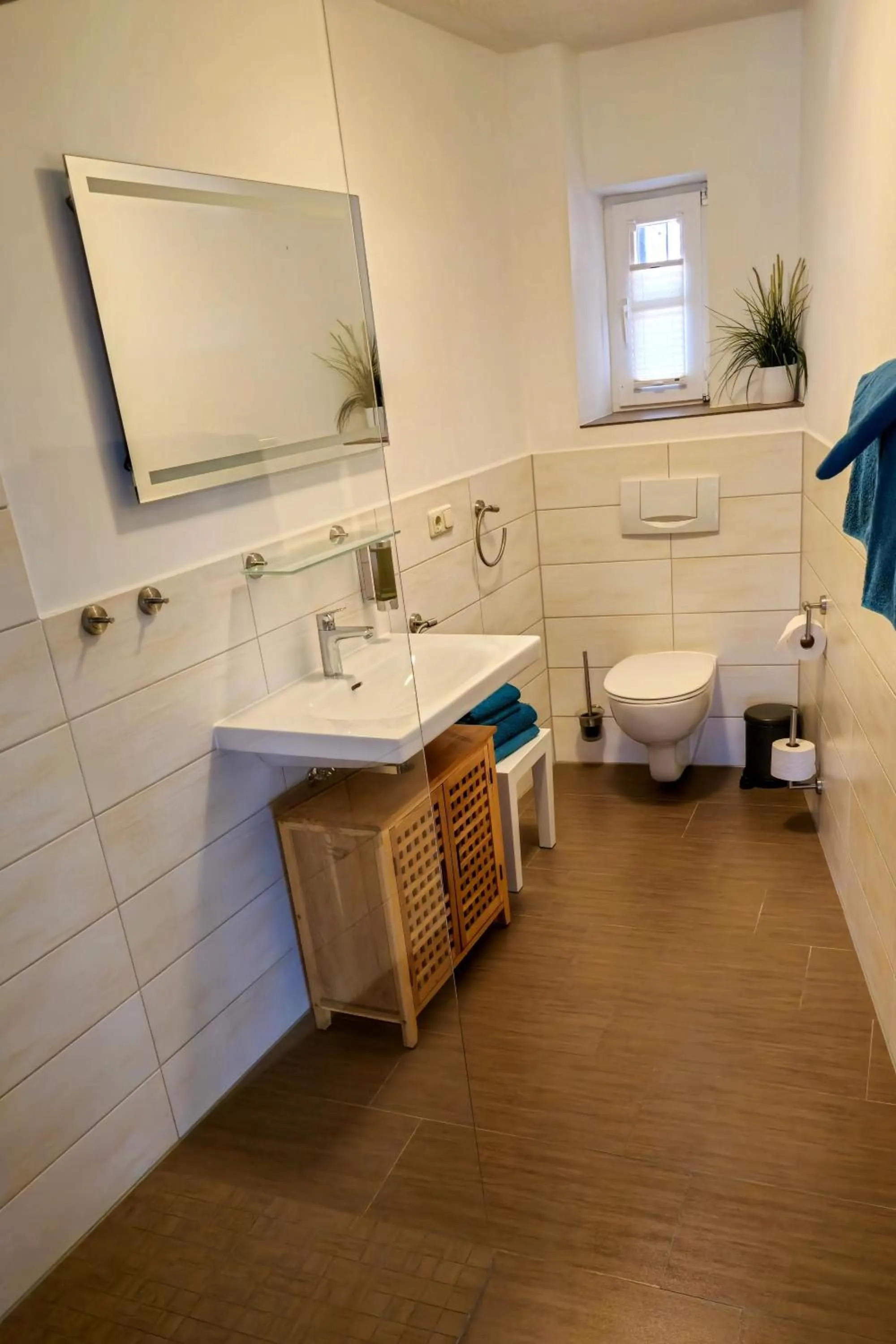 Bathroom in An der Metow-Ferienpark Hotel