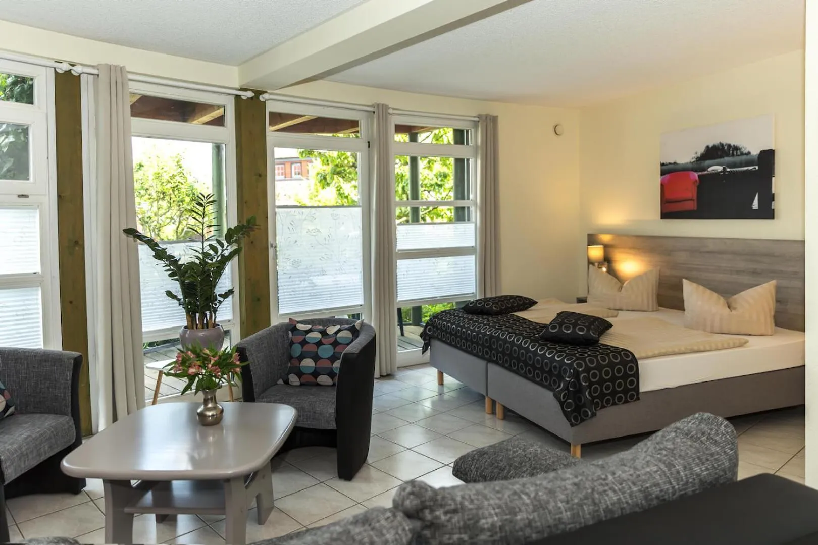 Bed in An der Metow-Ferienpark Hotel