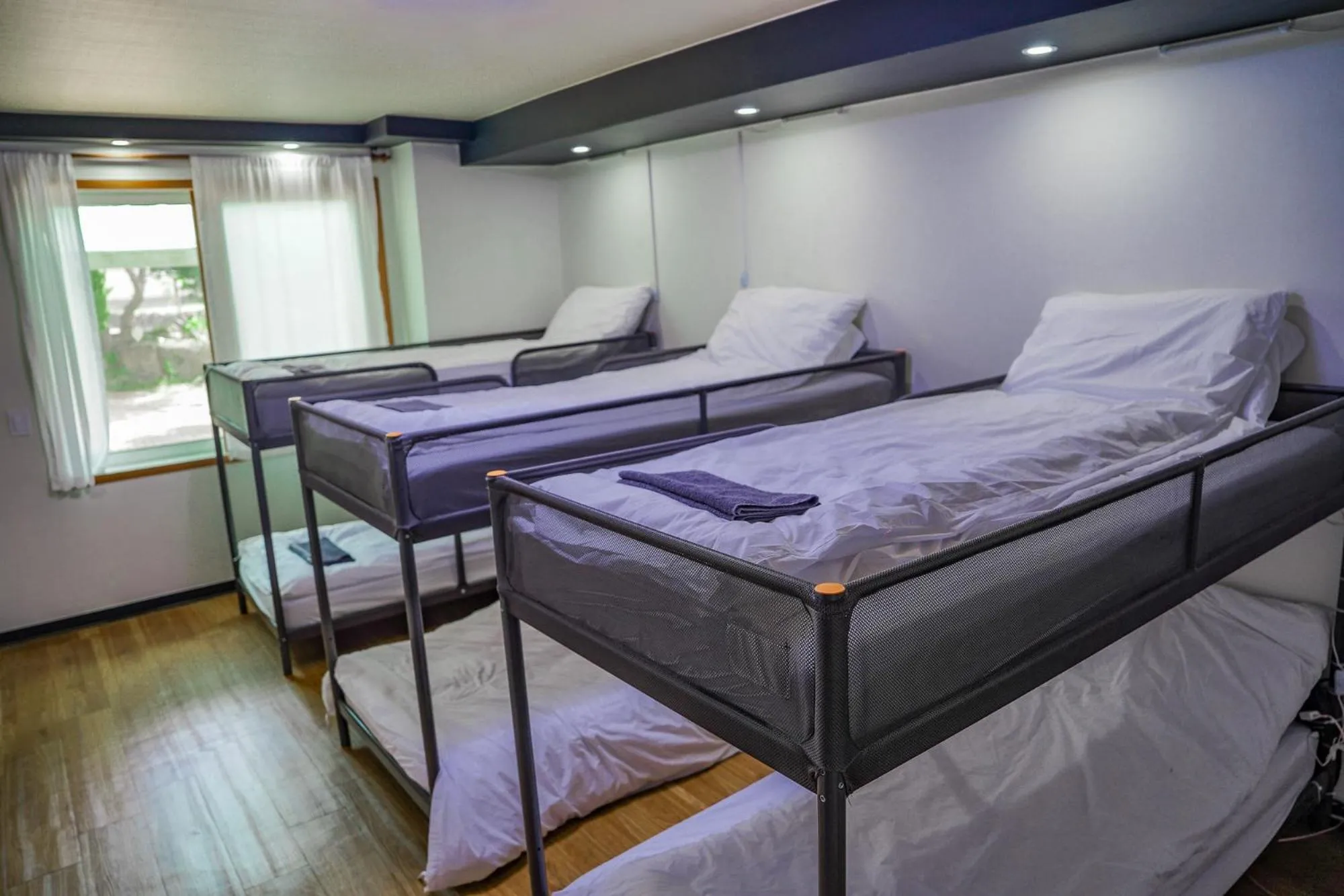 Bed in ttottot Jeju Backpackers