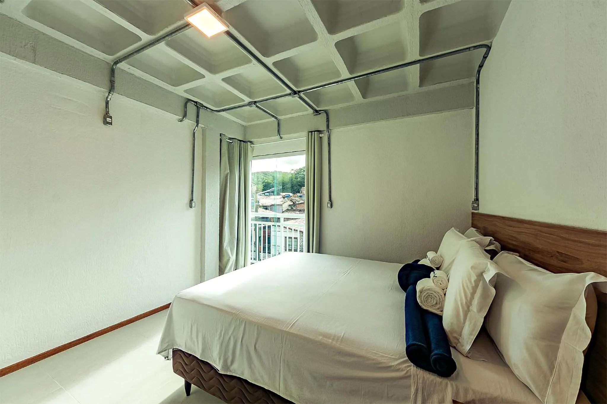 Bed in Antiquus ApartHotel