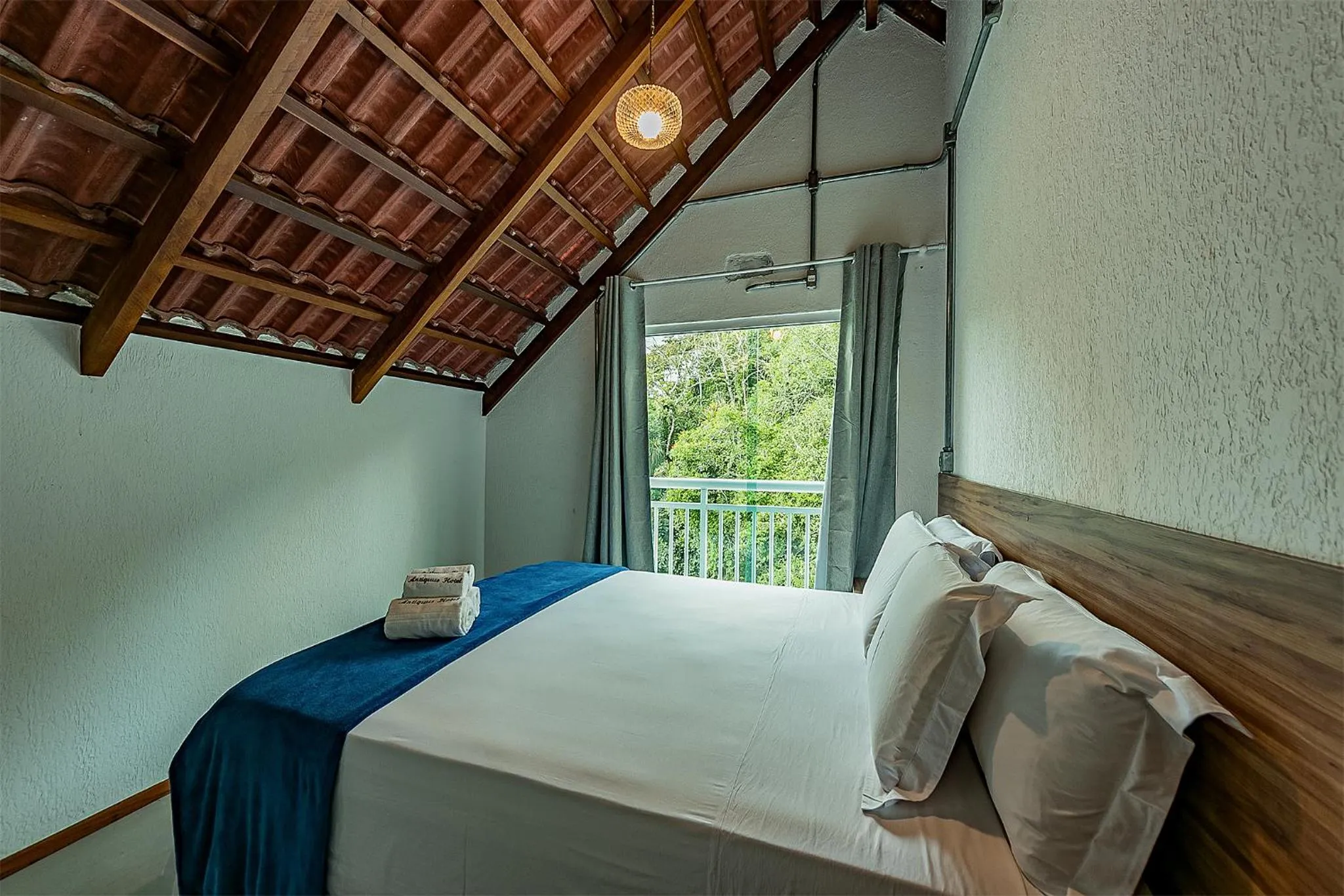 Bed in Antiquus ApartHotel